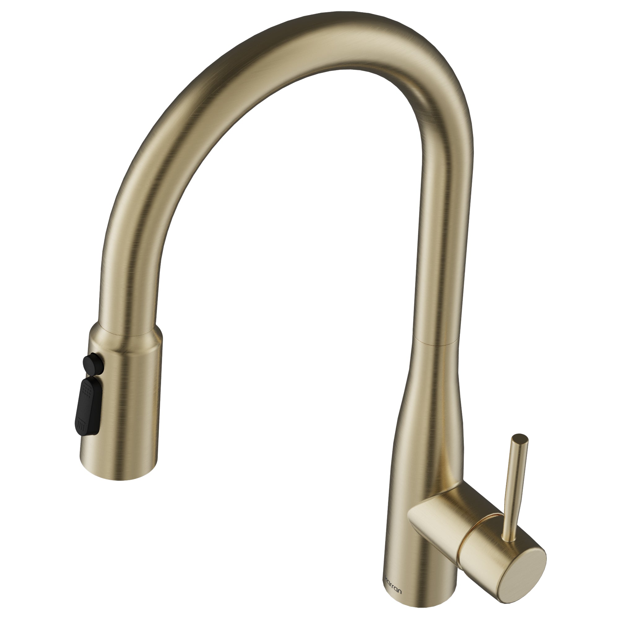Karran Faraday 1.8 GPM Single Lever Lead-free Brass ADA Kitchen Faucet, Pull-Down, Spot-Free Champagne Bronze, KKF750SFCB