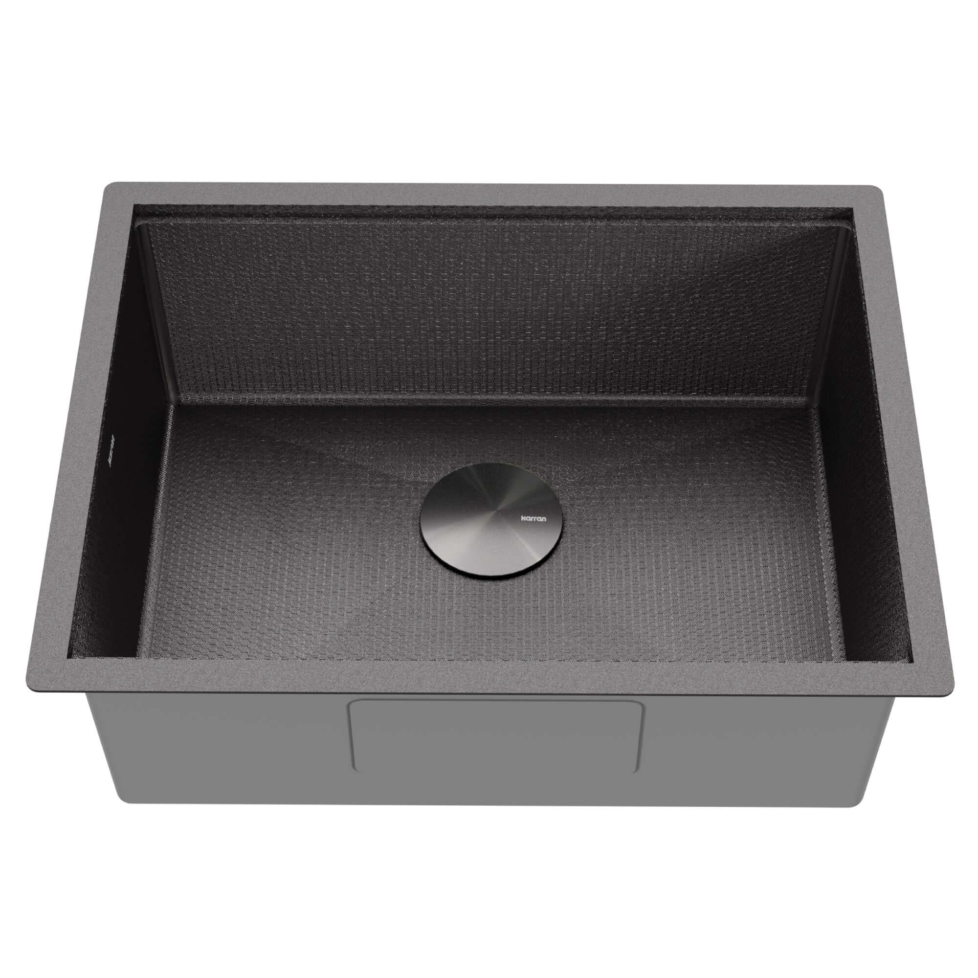 Alternate Image for Karran Matrix 24" Undermount Stainless Steel Workstation Kitchen Sink with Accessories, Gunmetal Grey, 16 Gauge, HSU2419SBGG