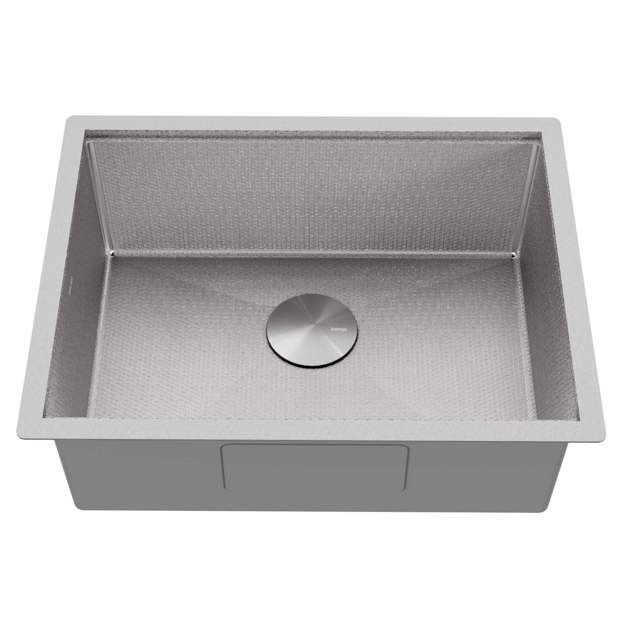 Alternate Image for Karran Matrix 24" Undermount Stainless Steel Workstation Kitchen Sink with Accessories, 16 Gauge, HSU2419SBSS