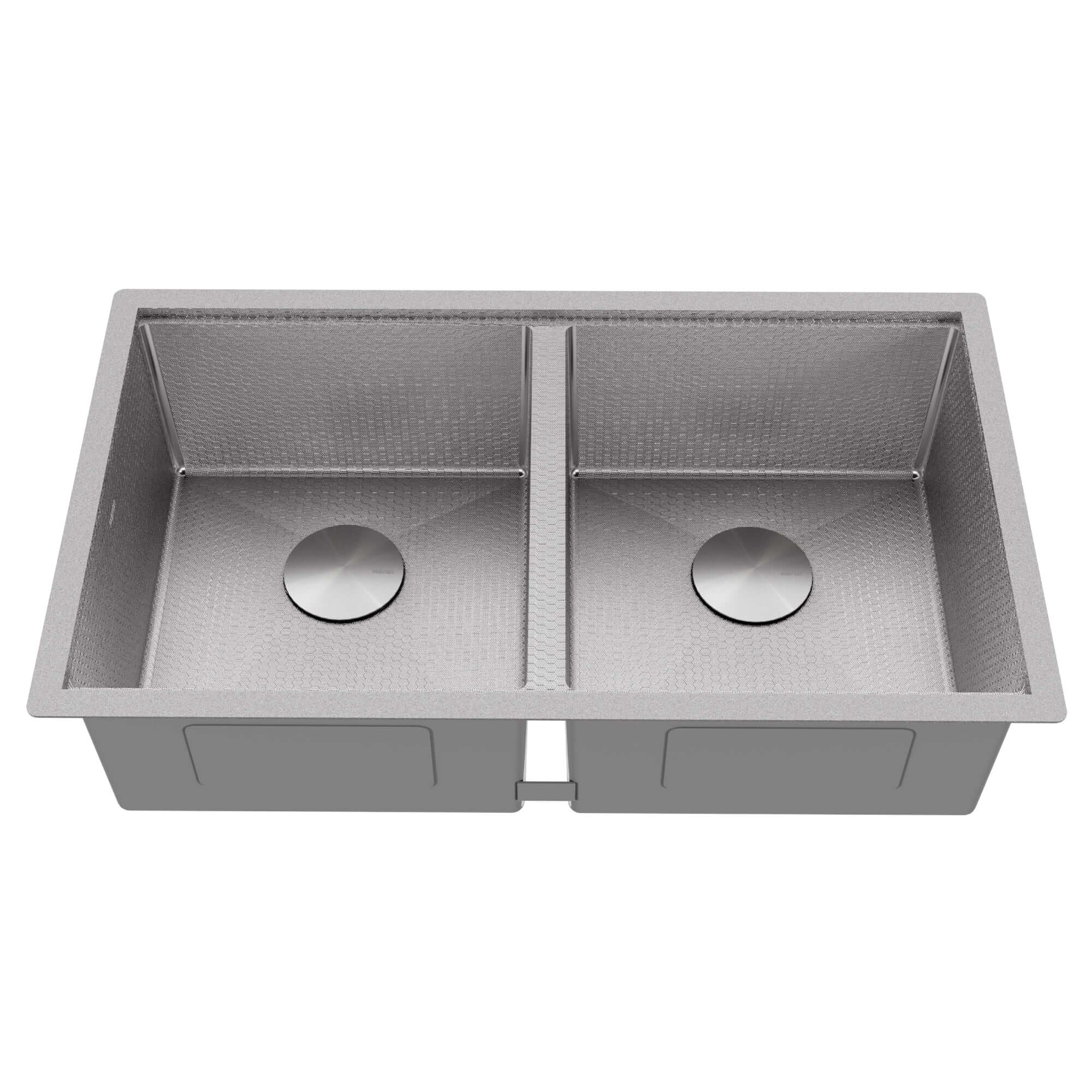 Alternate Image for Karran Matrix 32" Undermount Stainless Steel Workstation Kitchen Sink with Accessories, 50/50 Double Bowl, 16 Gauge, HSU3219DBSS