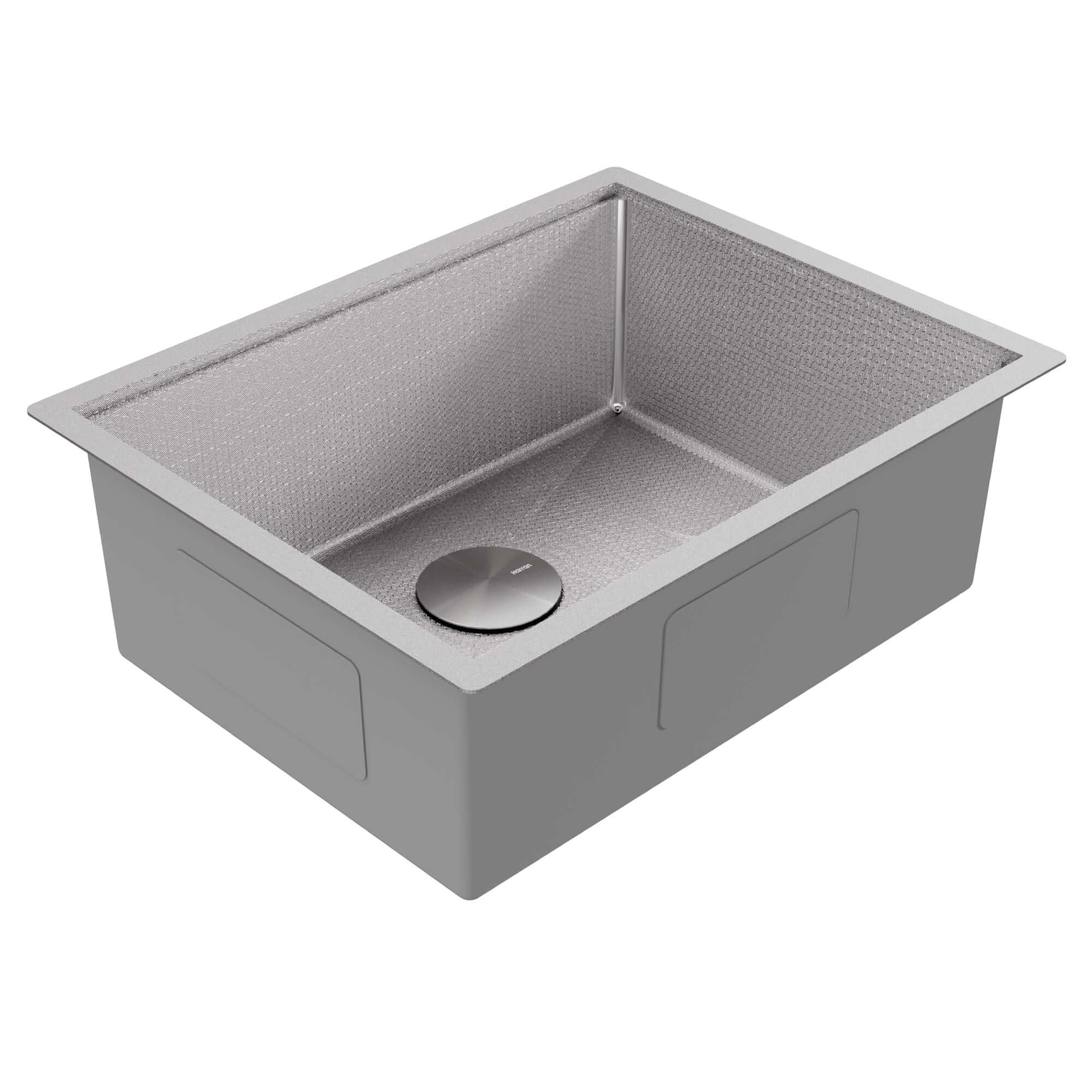 Alternate Image for Karran Matrix 24" Undermount Stainless Steel Workstation Kitchen Sink with Accessories, 16 Gauge, HSU2419SBSS