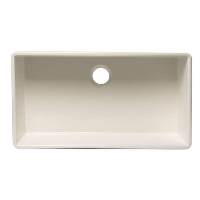 ALFI brand 36" Fireclay Farmhouse Sink, White, AB536-W