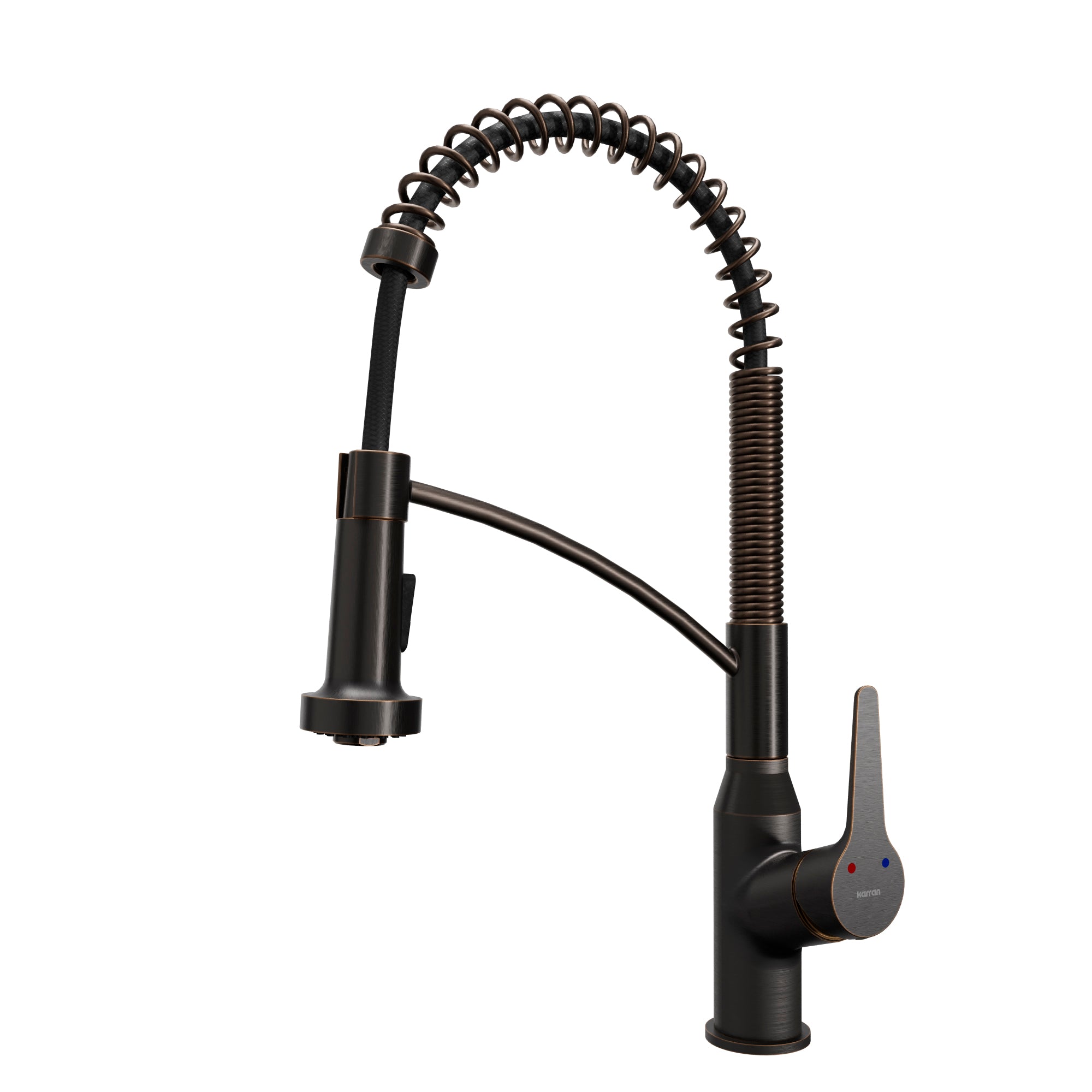 Karran Scottsdale 1.8 GPM Single Lever Handle Lead-free Brass ADA Kitchen Faucet, Pull-Down Kitchen, Oil Rubbed Bronze, KKF210ORB