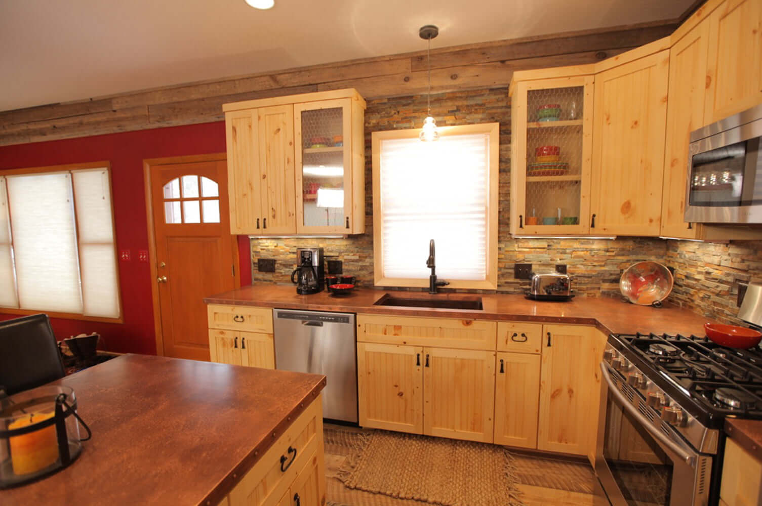 Alternate Image for Premier Copper Products 33" Copper Kitchen Sink, Oil Rubbed Bronze, KSDB33199