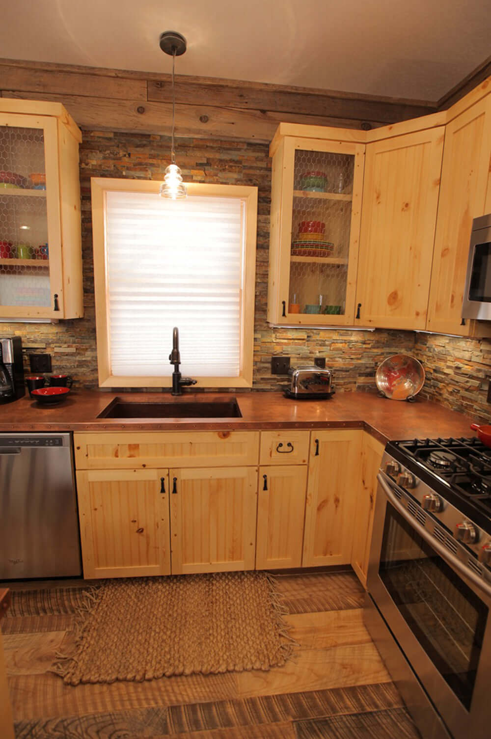 Alternate Image for Premier Copper Products 33" Copper Kitchen Sink, Oil Rubbed Bronze, KSDB33199