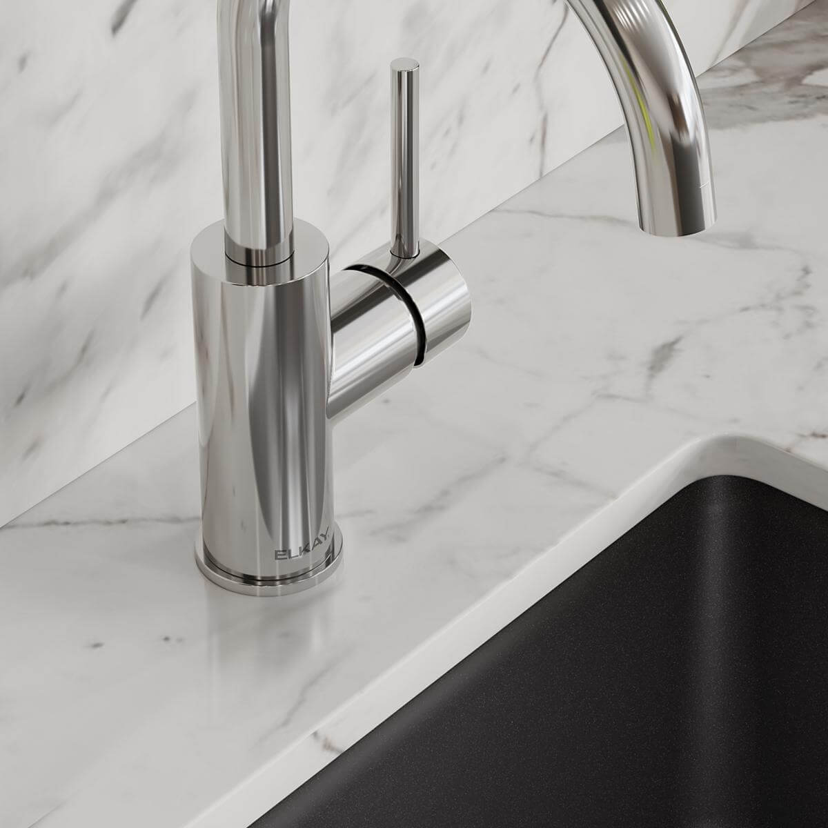 Alternate Image for Elkay Avado Lever Handle Gooseneck Spout Brass ADA Bar Faucet, Chrome, LKAV3021CR