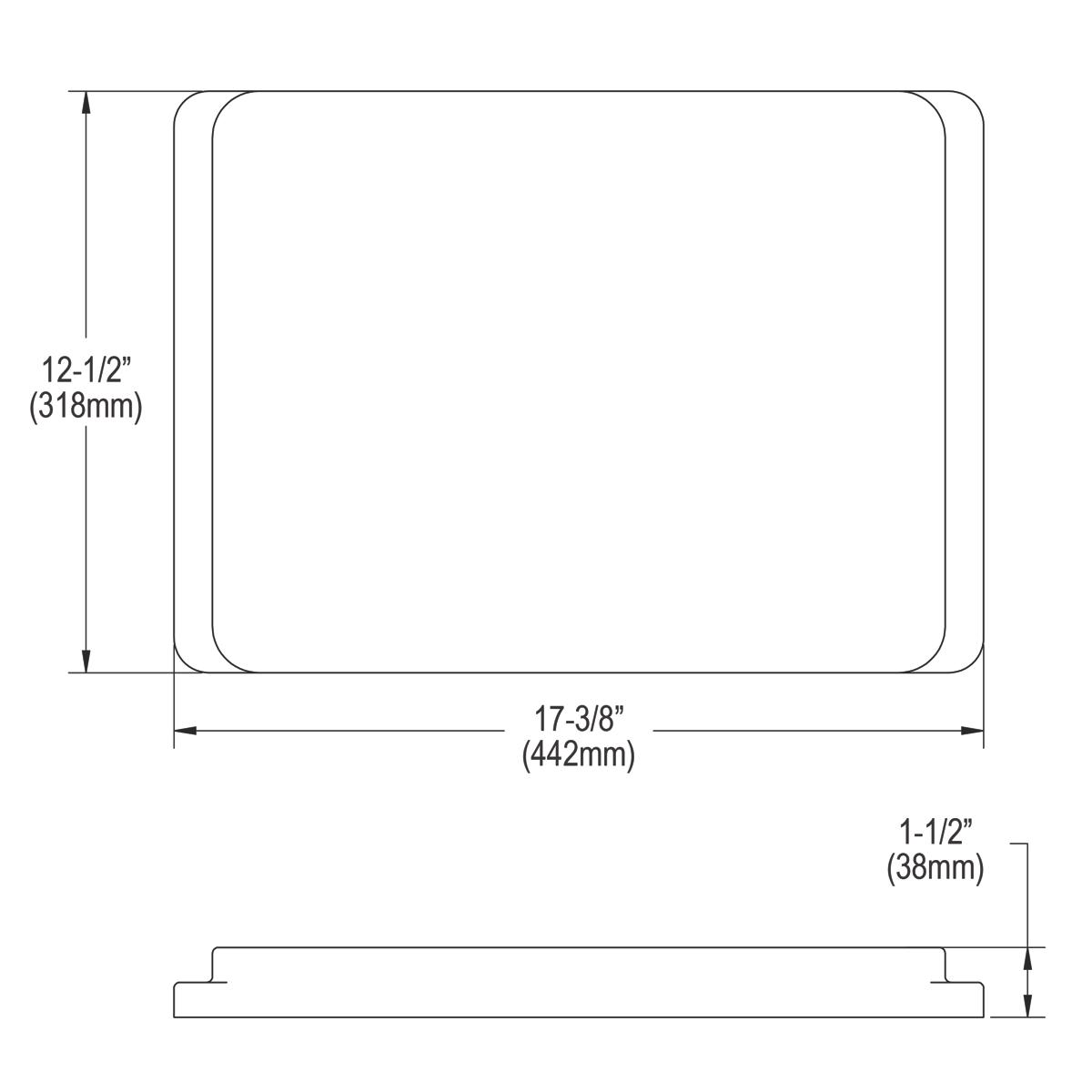 Alternate Image for Elkay Hardwood 12-1/2" x 17-3/8" x 1-1/2" Cutting Board, LKCB1217HW