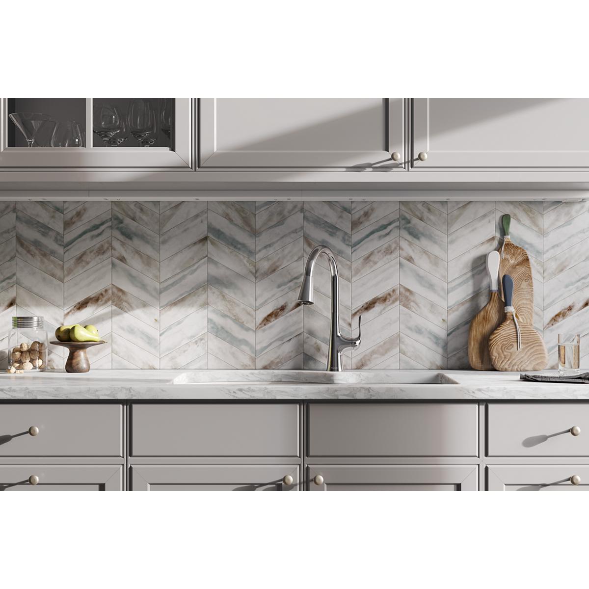 Alternate Image for Elkay Harmony Forward Only Lever Handle Pull-down Spray Spout Brass ADA Kitchen Faucet, Chrome, LKHA1041CR