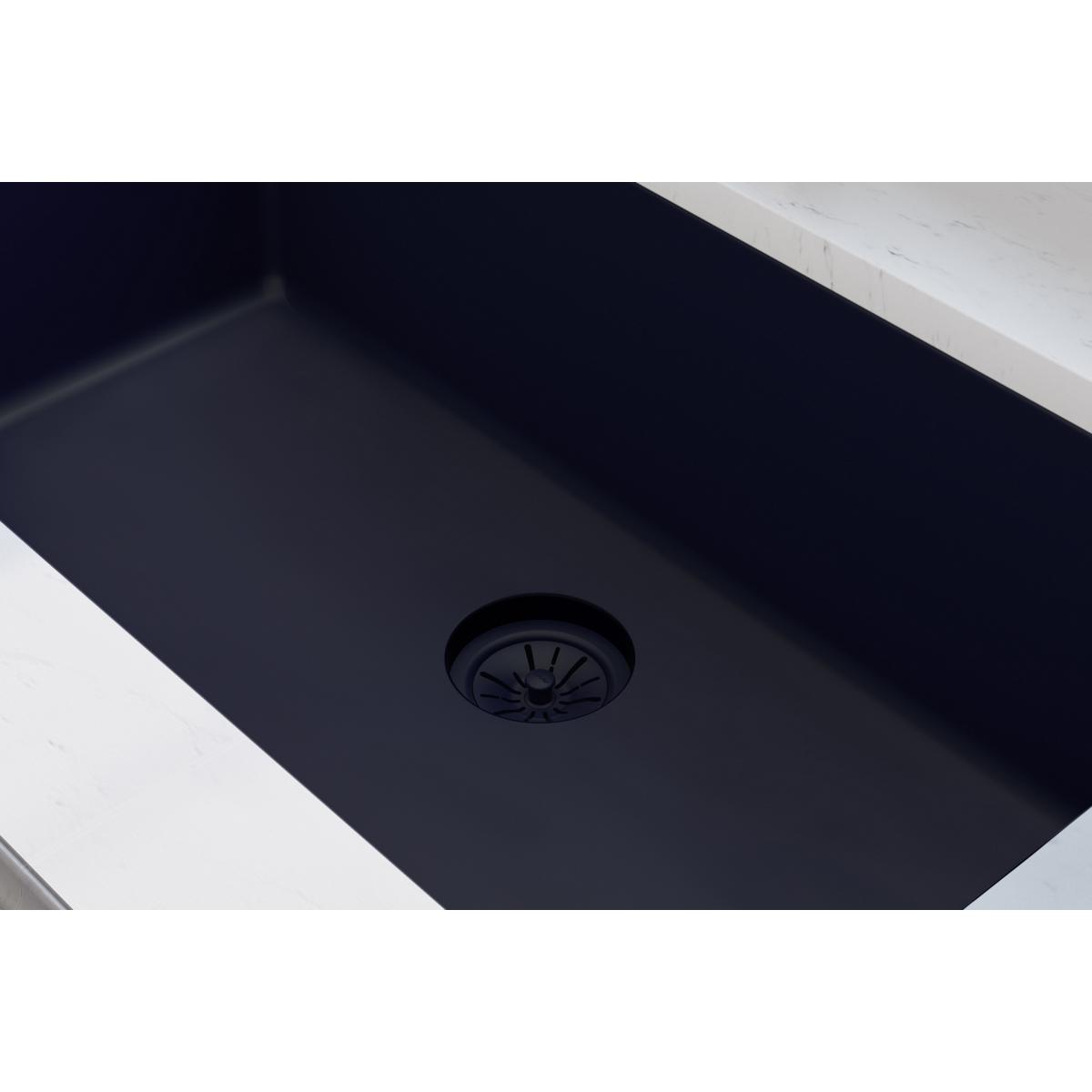 Alternate Image for Elkay Quartz Perfect Drain 3-1/2" Polymer Disposer Flange with Removable Basket Strainer and Rubber Stopper Jubilee, LKPDQD1JB