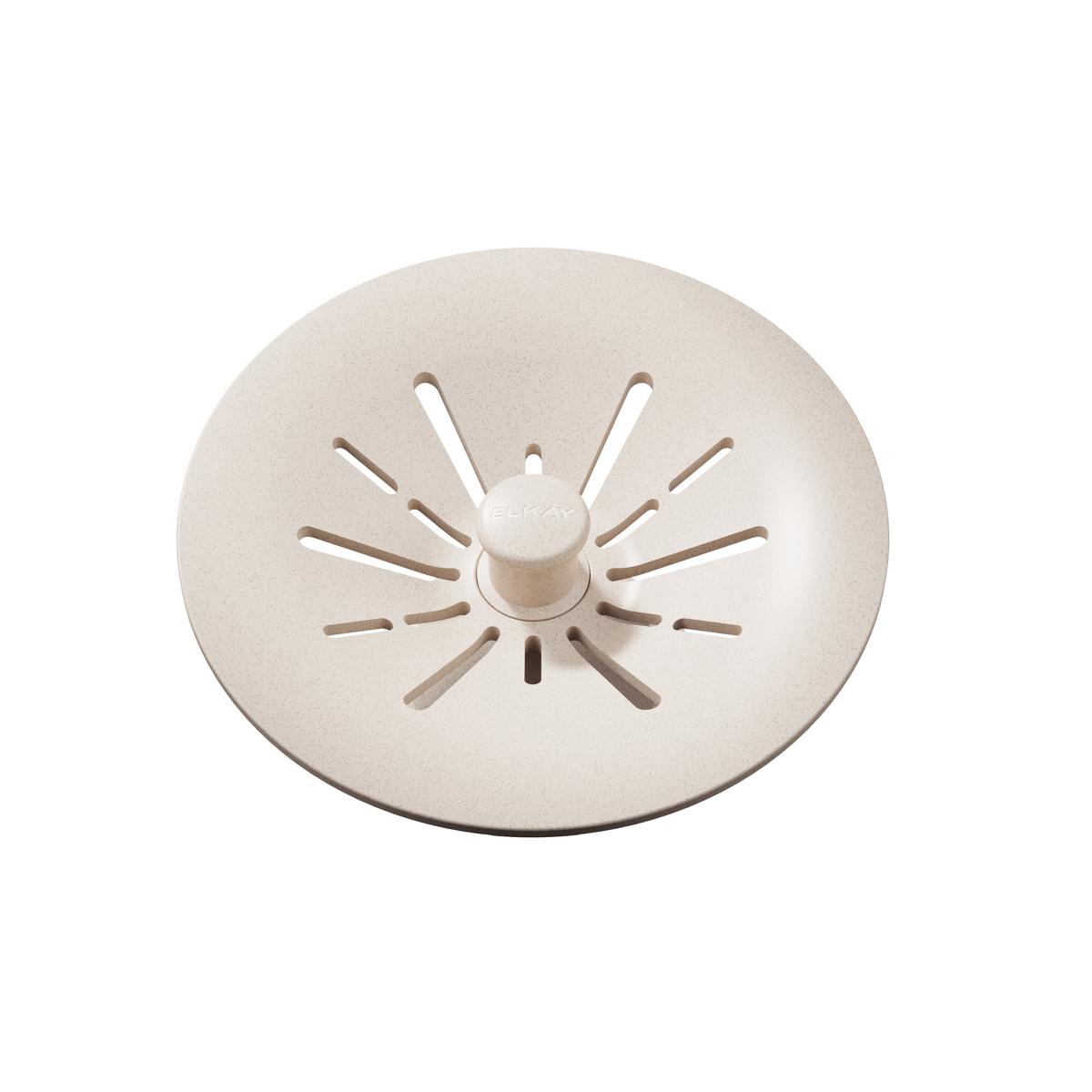 Elkay Quartz Perfect Drain 3-1/2" Removable Polymer Basket Strainer and Rubber Stopper Putty, LKPDQSPT