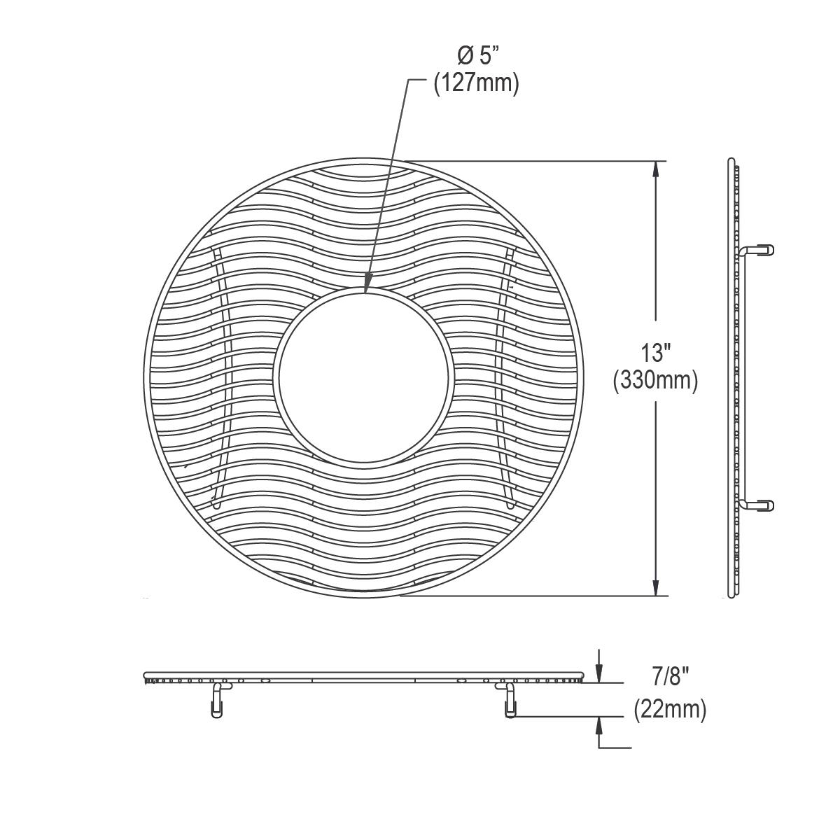 Alternate Image for Elkay Stainless Steel 13" x 13" x 1" Bottom Grid, LKWRBG14SS