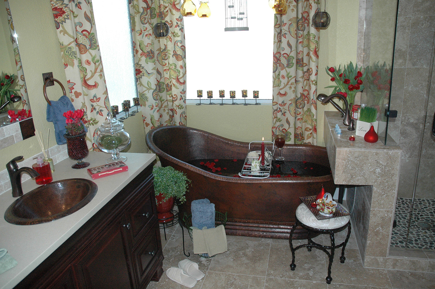 Alternate Image for Premier Copper Products 18" Oval Copper Bathroom Sink, Oil Rubbed Bronze, LO18RDB