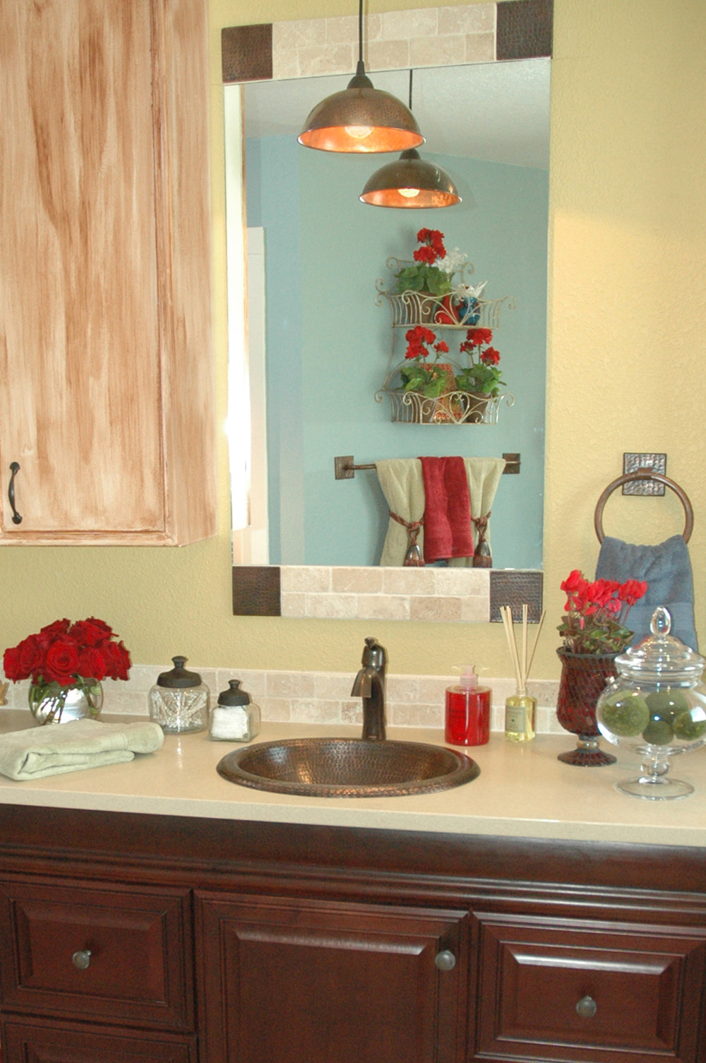 Alternate Image for Premier Copper Products 18" Oval Copper Bathroom Sink, Oil Rubbed Bronze, LO18RDB