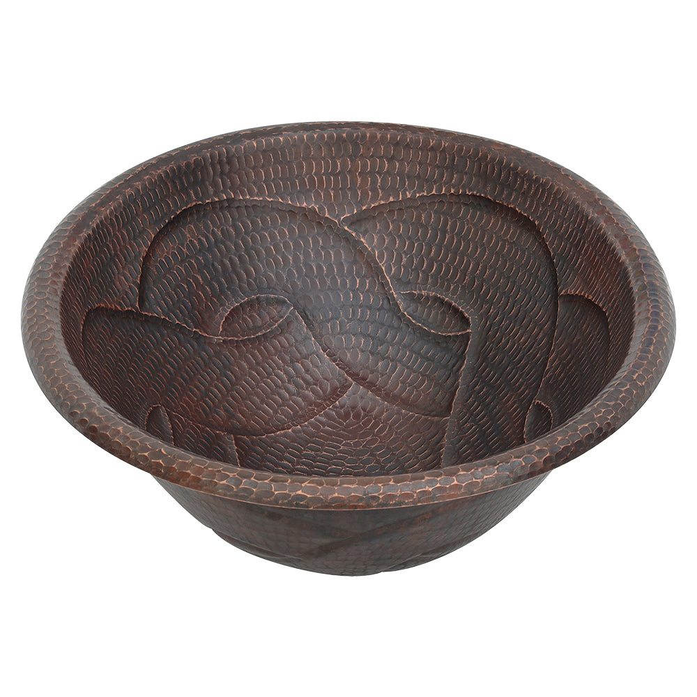 Alternative View of Premier Copper Products 19" Oval Copper Bathroom Sink, Oil Rubbed Bronze, LO19RBDDB
