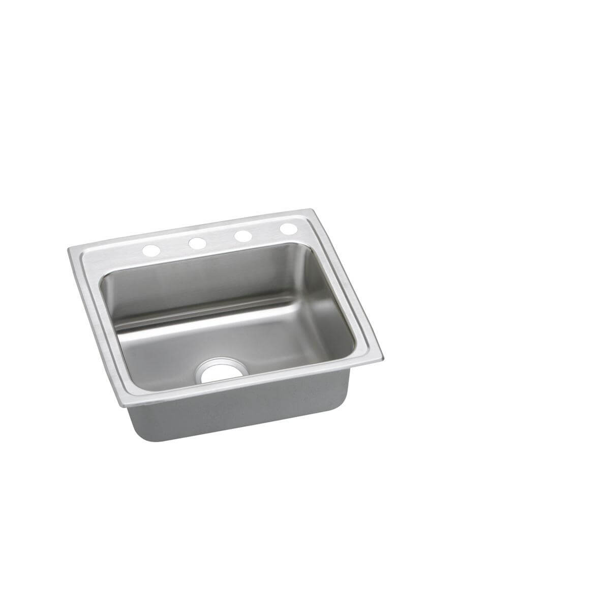Alternate Image for Elkay Lustertone Classic 22" Drop In/Topmount Stainless Steel ADA Kitchen Sink, Lustrous Satin, 1 Faucet Hole, LRADQ2219651
