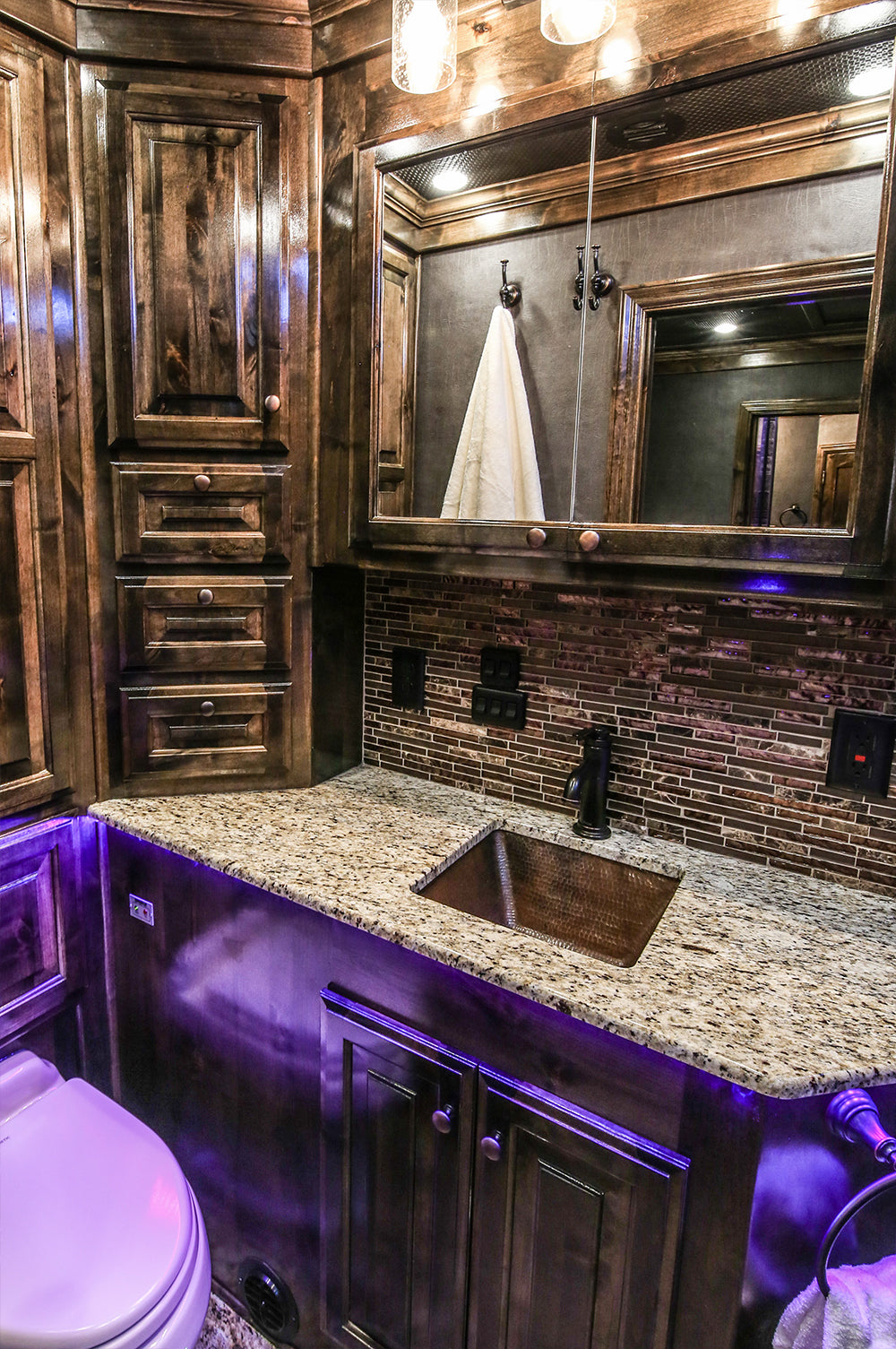 Alternate Image for Premier Copper Products 15" Square Copper Bathroom Sink, Oil Rubbed Bronze, LSQ15DB