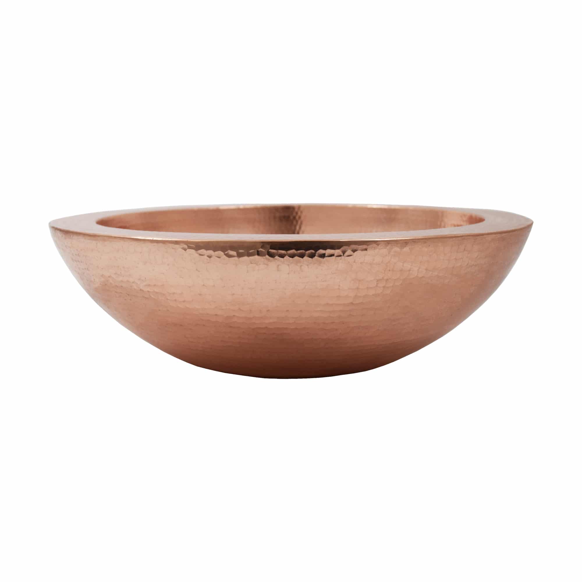 Native Trails Laguna 16" Round Vessel Copper Bathroom Sink, Polished Copper, 16 Gauge, CPS455 Product Image