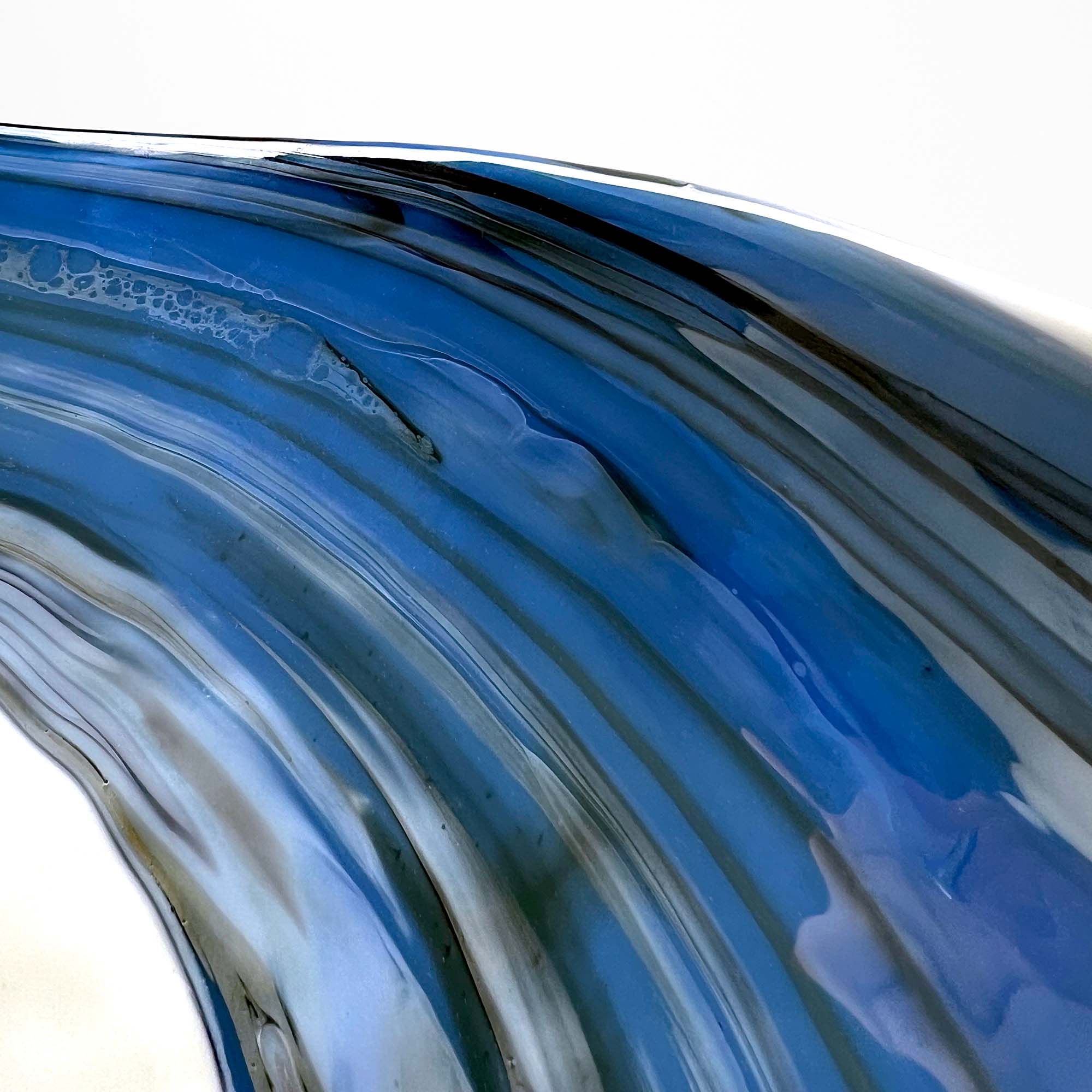 Alternate Image for Native Trails Murano 14.75" x 14.75" Round Vessel Glass Bathroom Sink, Marina, MG1515-MA
