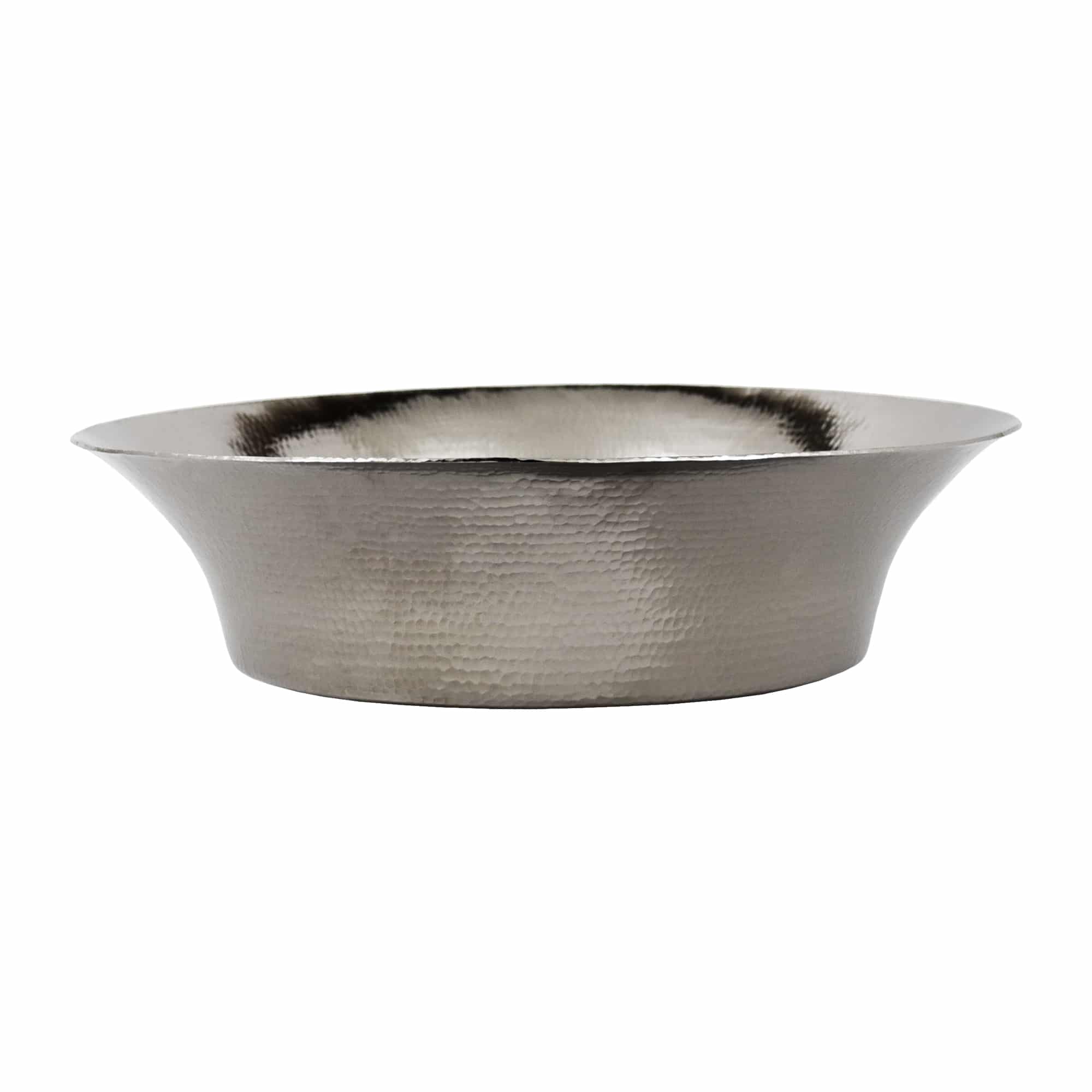 Native Trails Maestro 16.25" Round Vessel Nickel Bathroom Sink, Polished Nickel, CPS871 Product Image