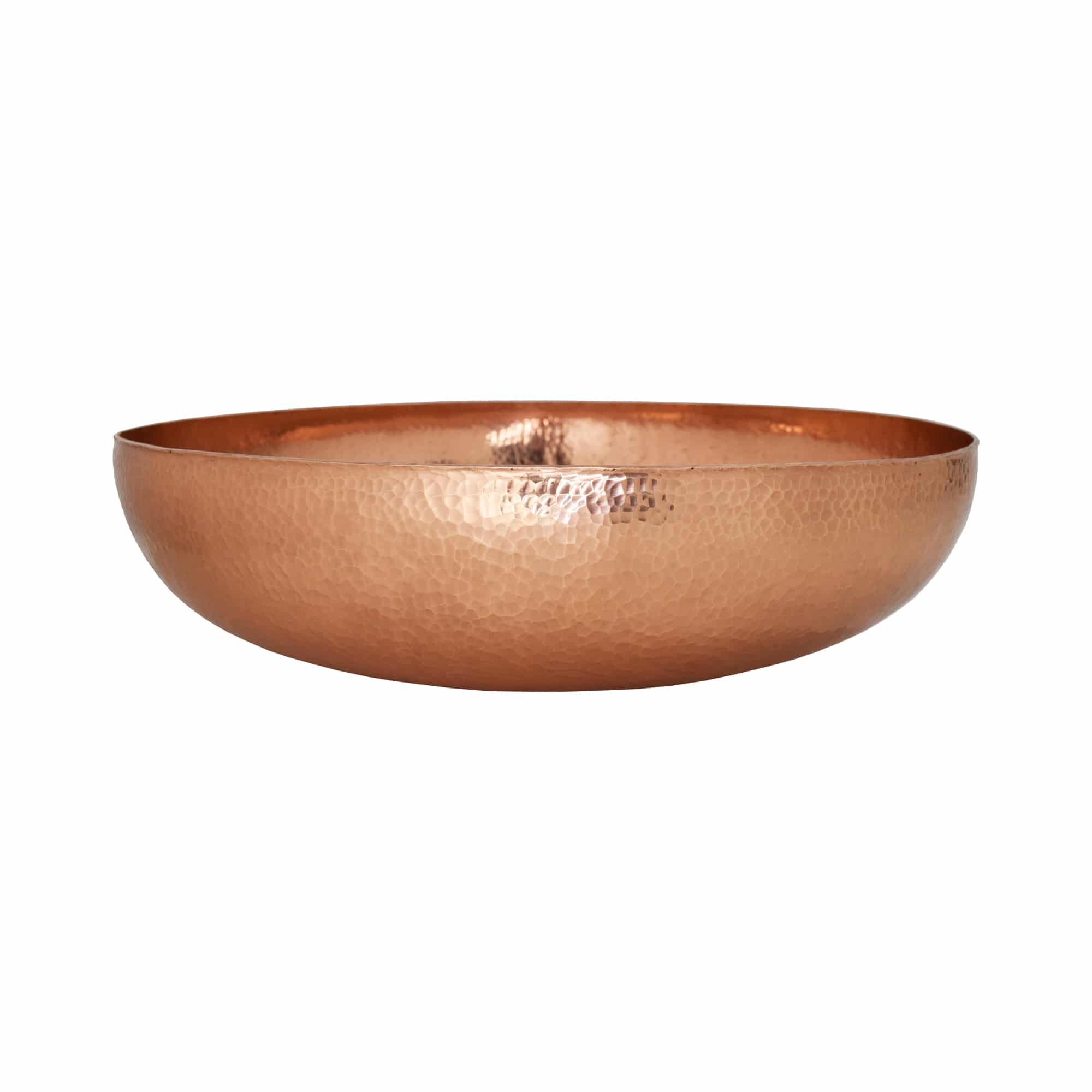 Native Trails Maestro 17" Round Vessel Copper Bathroom Sink, Polished Copper, CPS484 Product Image
