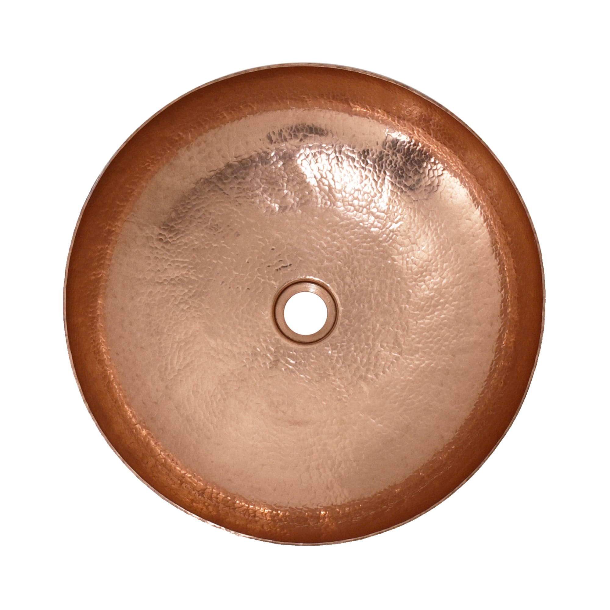 Native Trails Maestro 17" Round Vessel Copper Bathroom Sink, Polished Copper, CPS484 Product Image