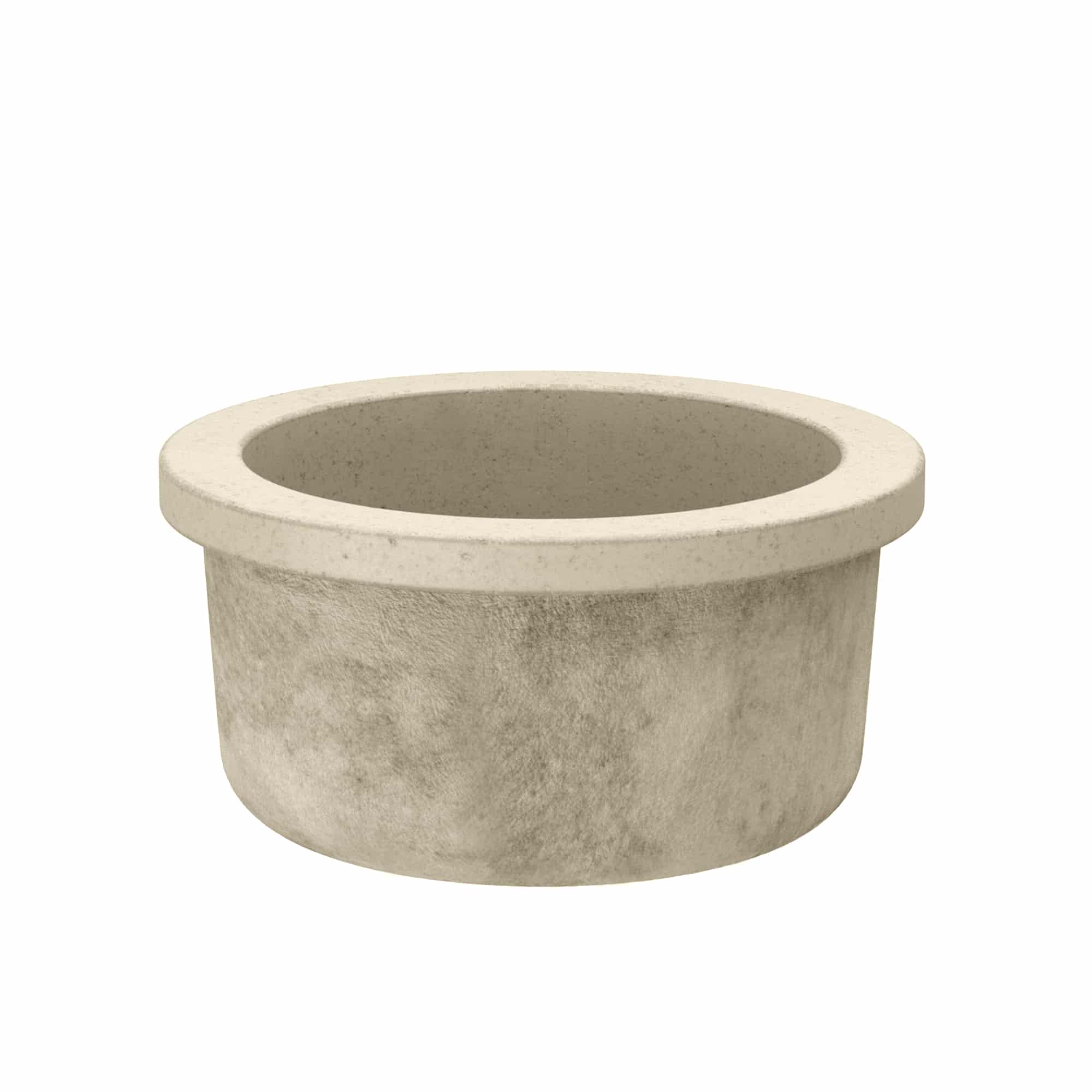 Native Trails Malibu 14" Round NativeStone Concrete Bar/Prep Sink, Sand, NSB1407-D Product Image