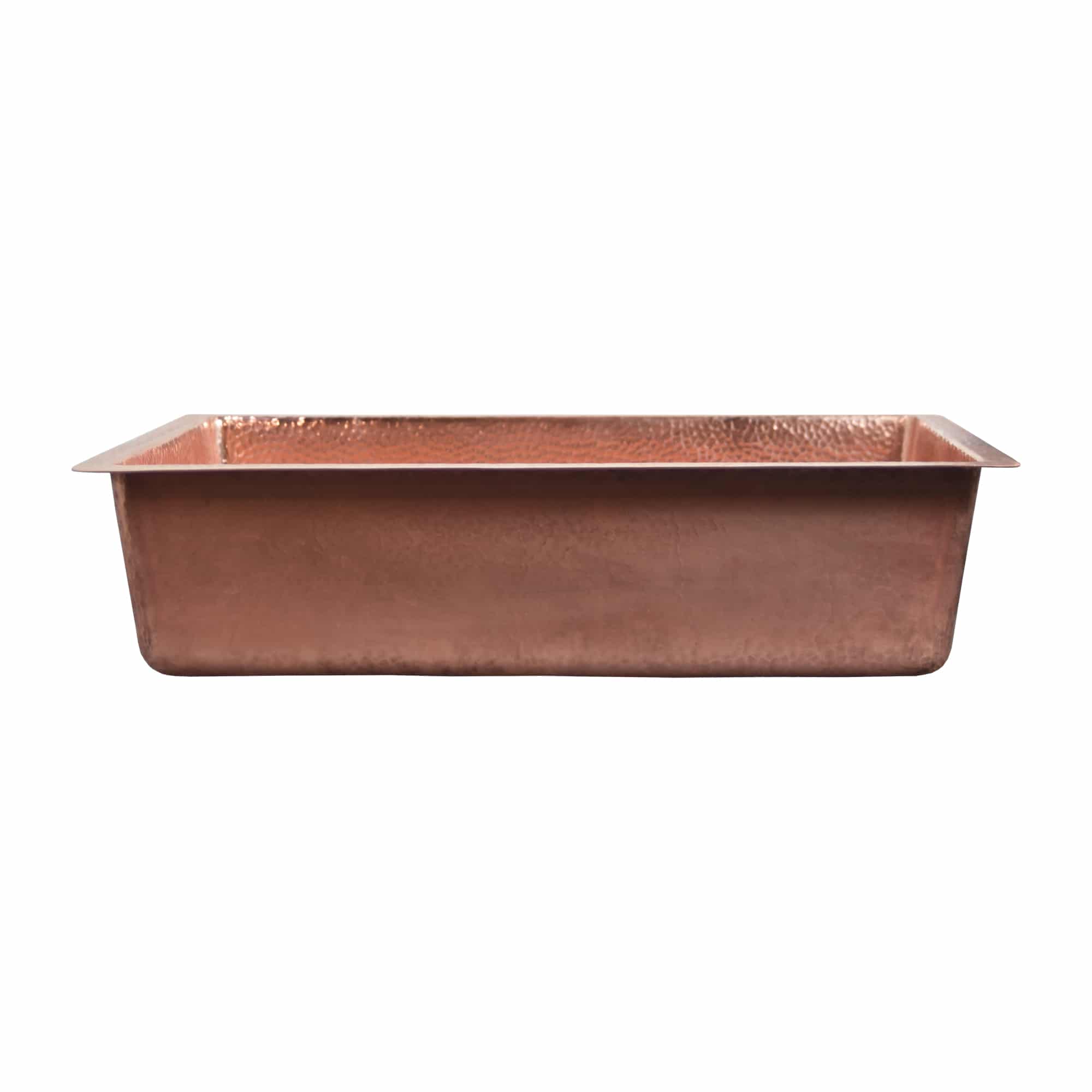 Native Trails Mandalay 20" Rectangular Undermount Copper Bathroom Sink, Polished Copper, CPS454 Product Image