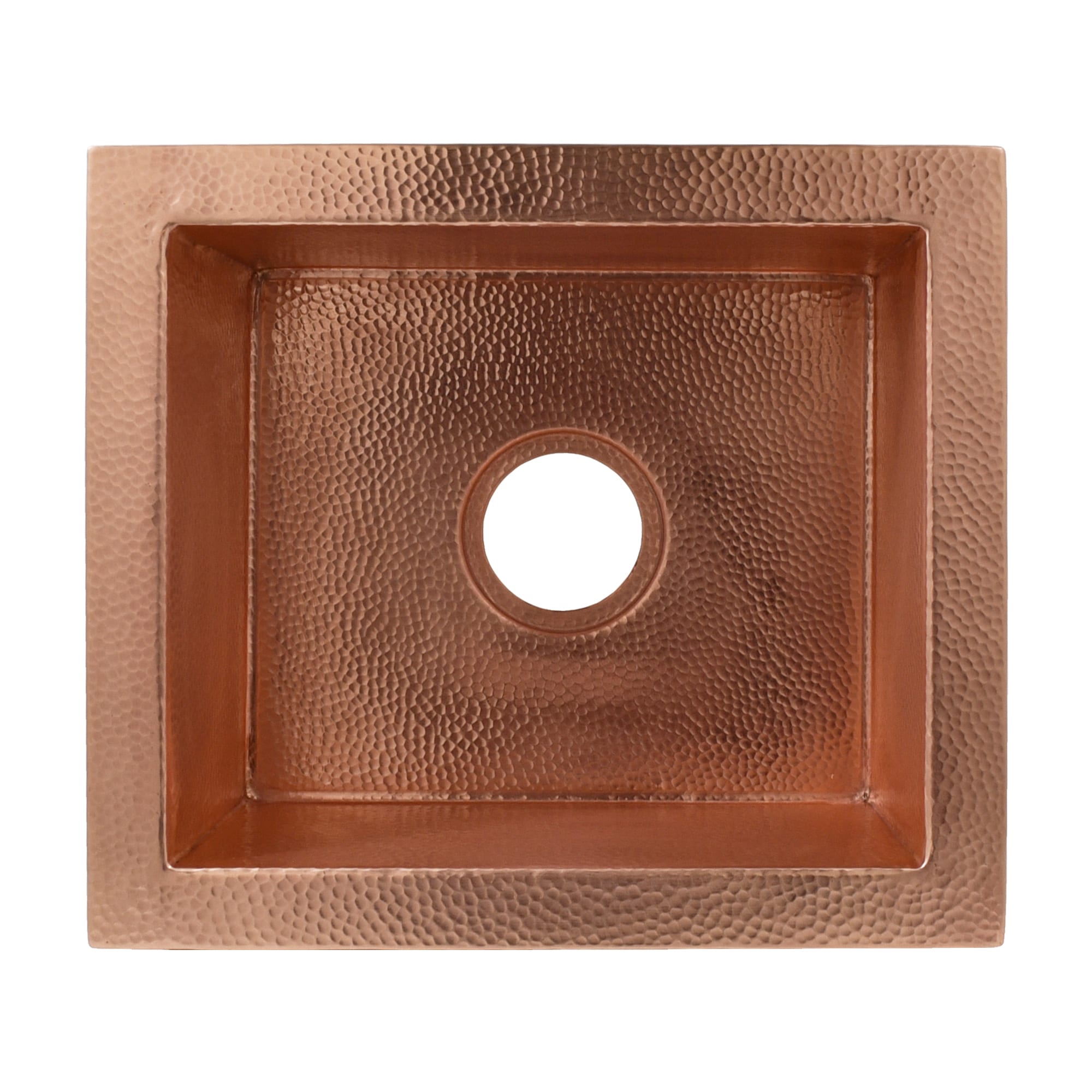 Native Trails Manhattan 17" Copper Bar/Prep Sink, Polished Copper, 16 Gauge, CPS432 Product Image