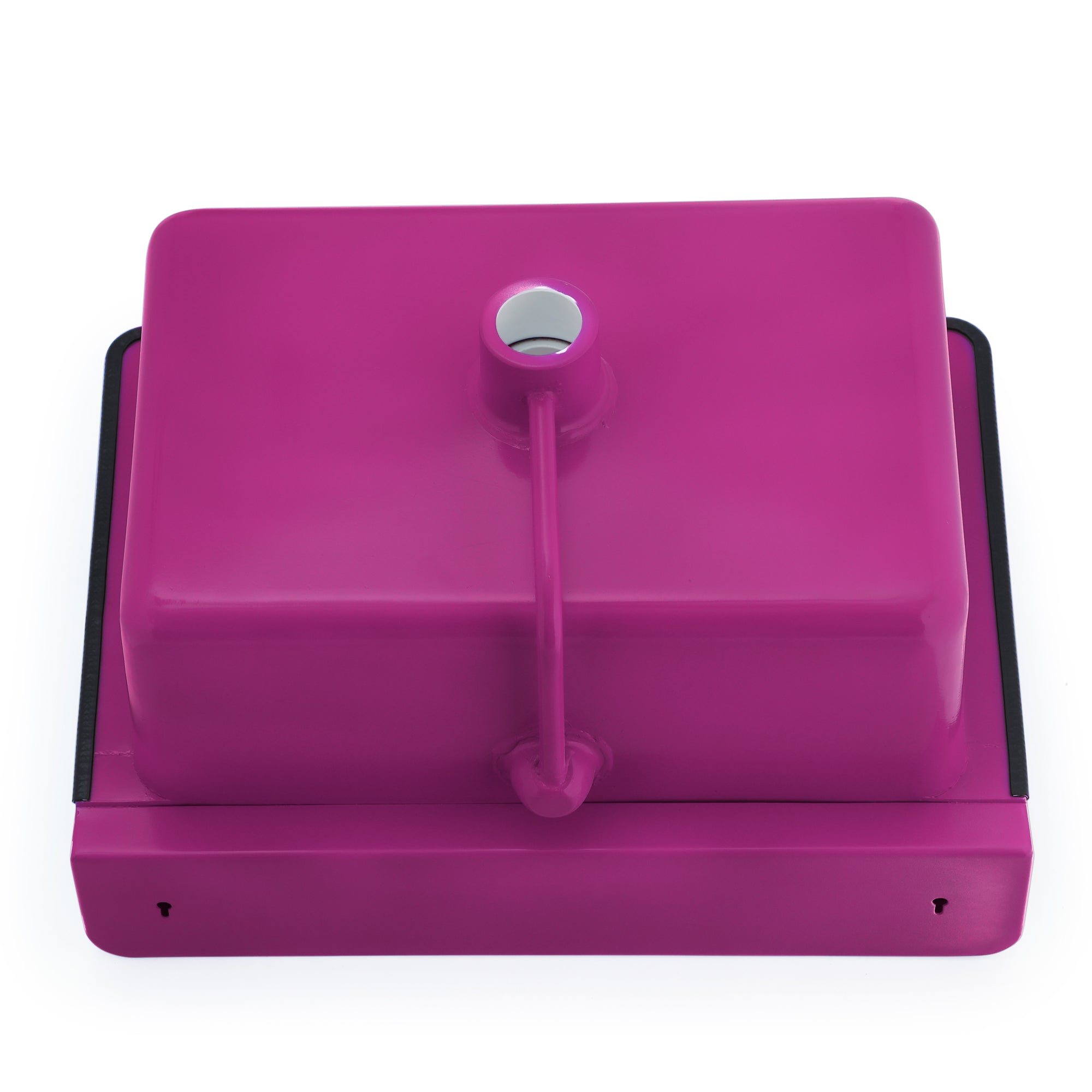 Alternate Image for Nantucket Sinks Anchor 19.5" x 14" Irregular Wallmount Iron Bathroom Sink with Accessories, White/White, NS-ACBS20OF-PNKW