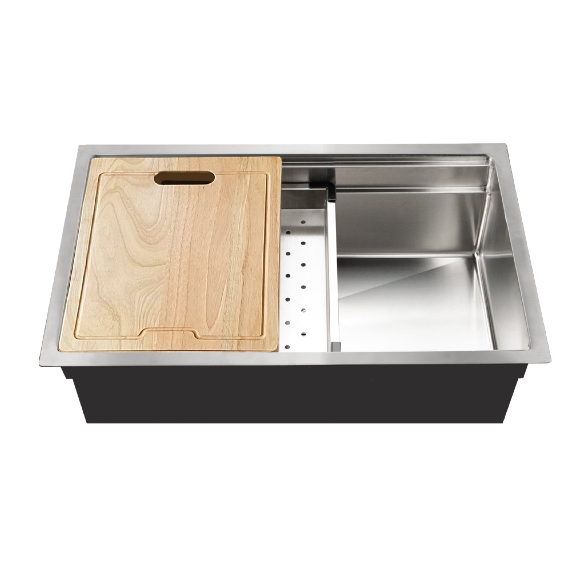 Houzer Novus 26" Stainless Steel Workstation Kitchen Sink, 18 Gauge, NVS-2600