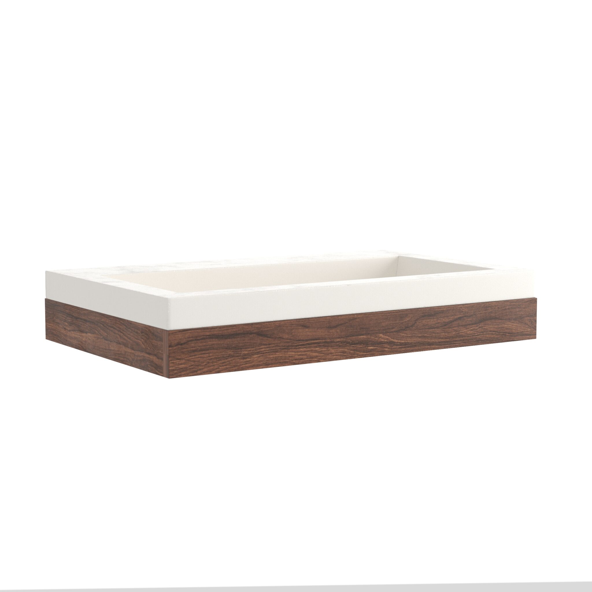 Native Trails Winemaker Napa 30" Wall-Mount Reclaimed Wood Vanity Base in Cask Oak, VNP301