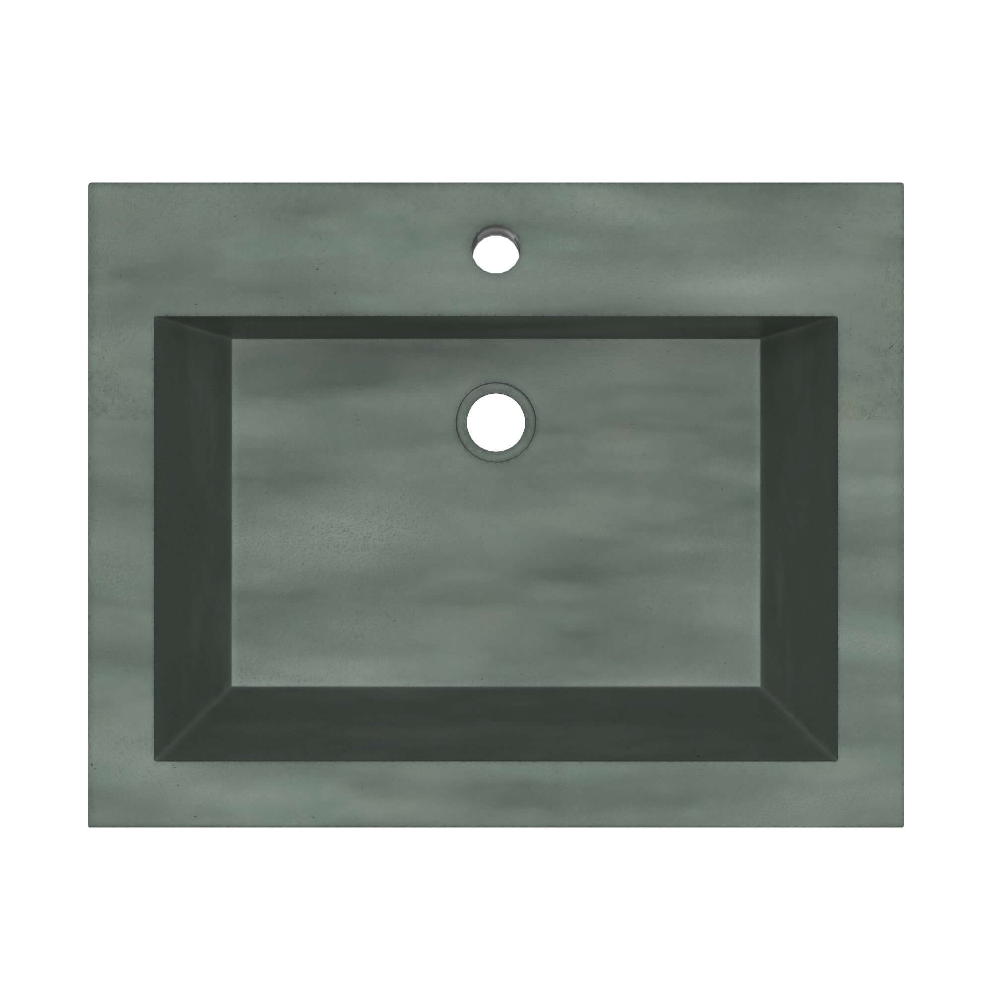 Native Trails Natoma 24" x 19" Rectangle Wall Mount NativeStone Concrete ADA Bathroom Sink, Earth, NSL2405-E Product Image