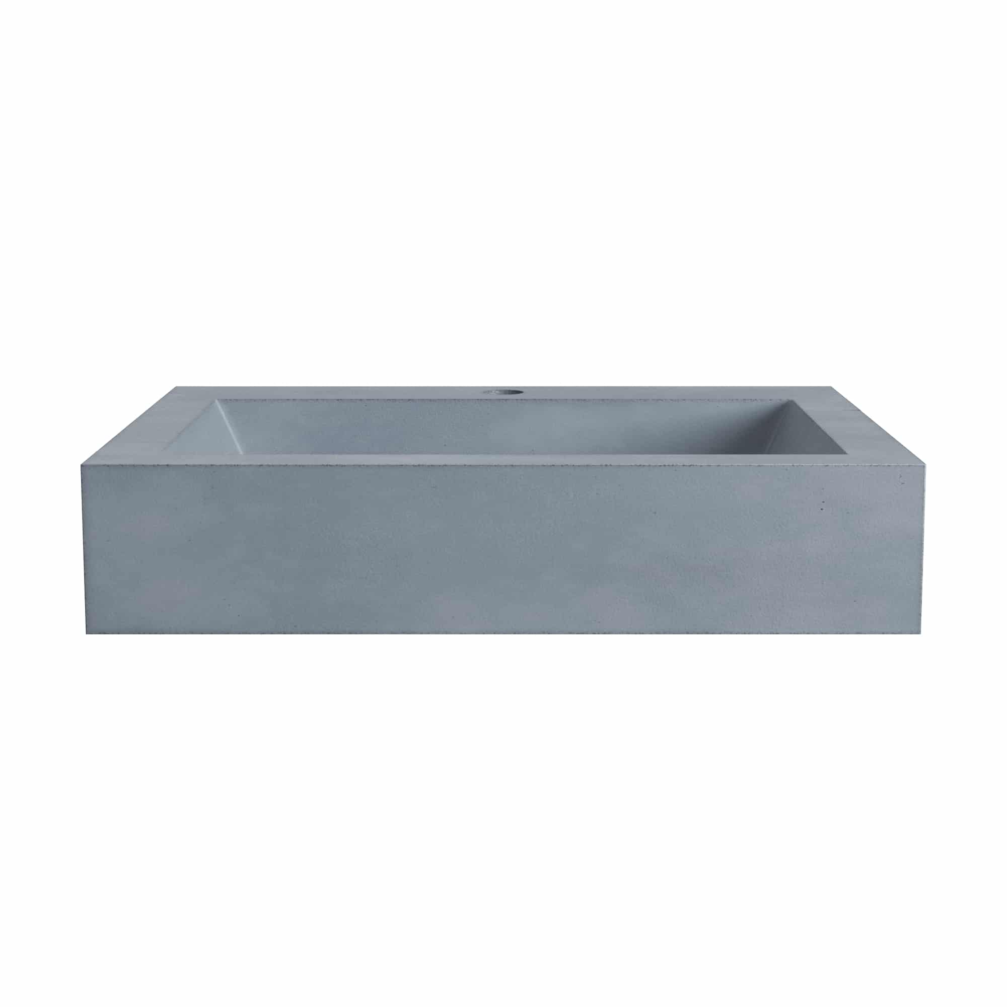 Native Trails Natoma 24" x 19" Rectangle Wall Mount NativeStone Concrete ADA Bathroom Sink, Forest, NSL2405-F Product Image
