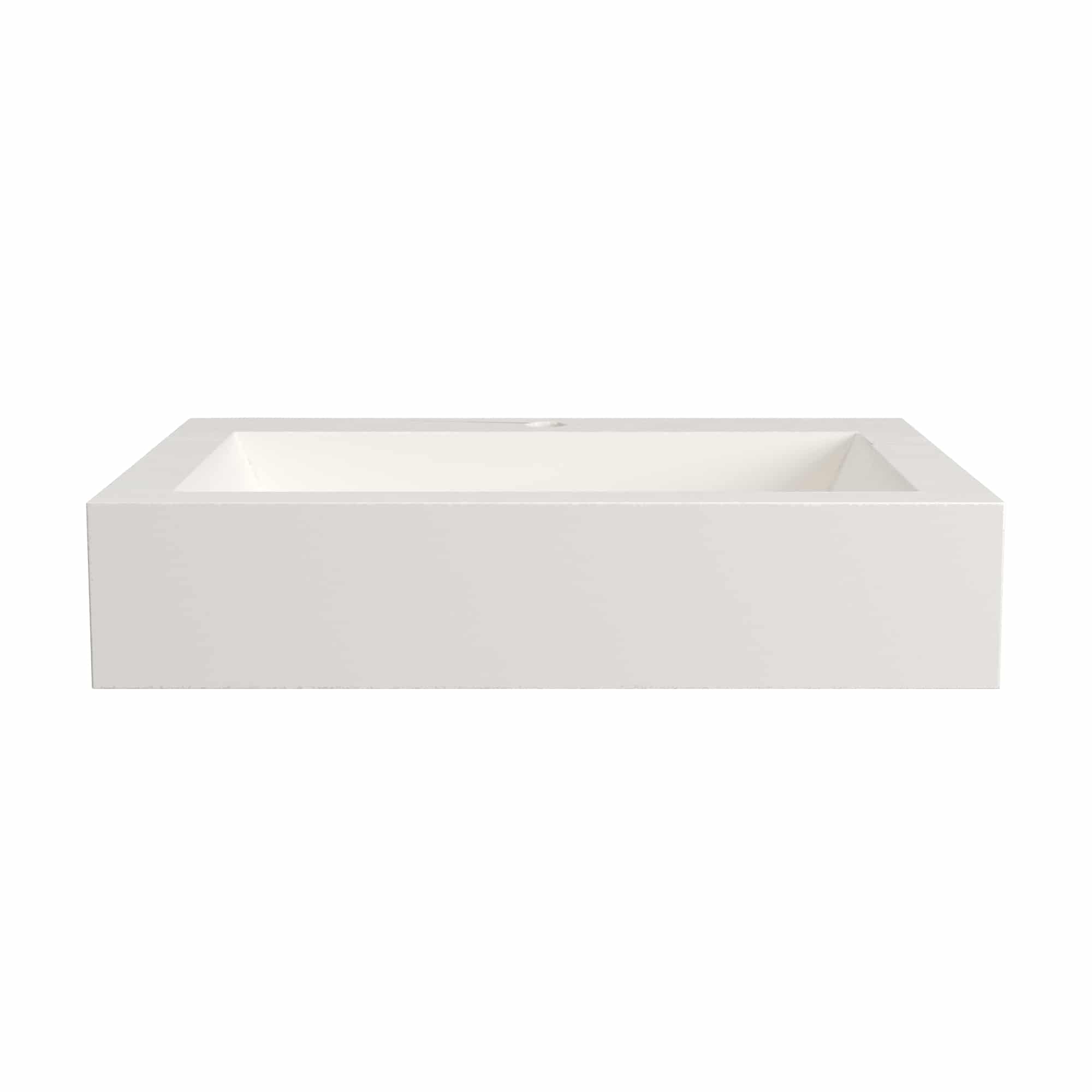 Native Trails Natoma 24" x 19" Rectangle Wall Mount NativeStone Concrete ADA Bathroom Sink, Sage, NSL2405-G Product Image