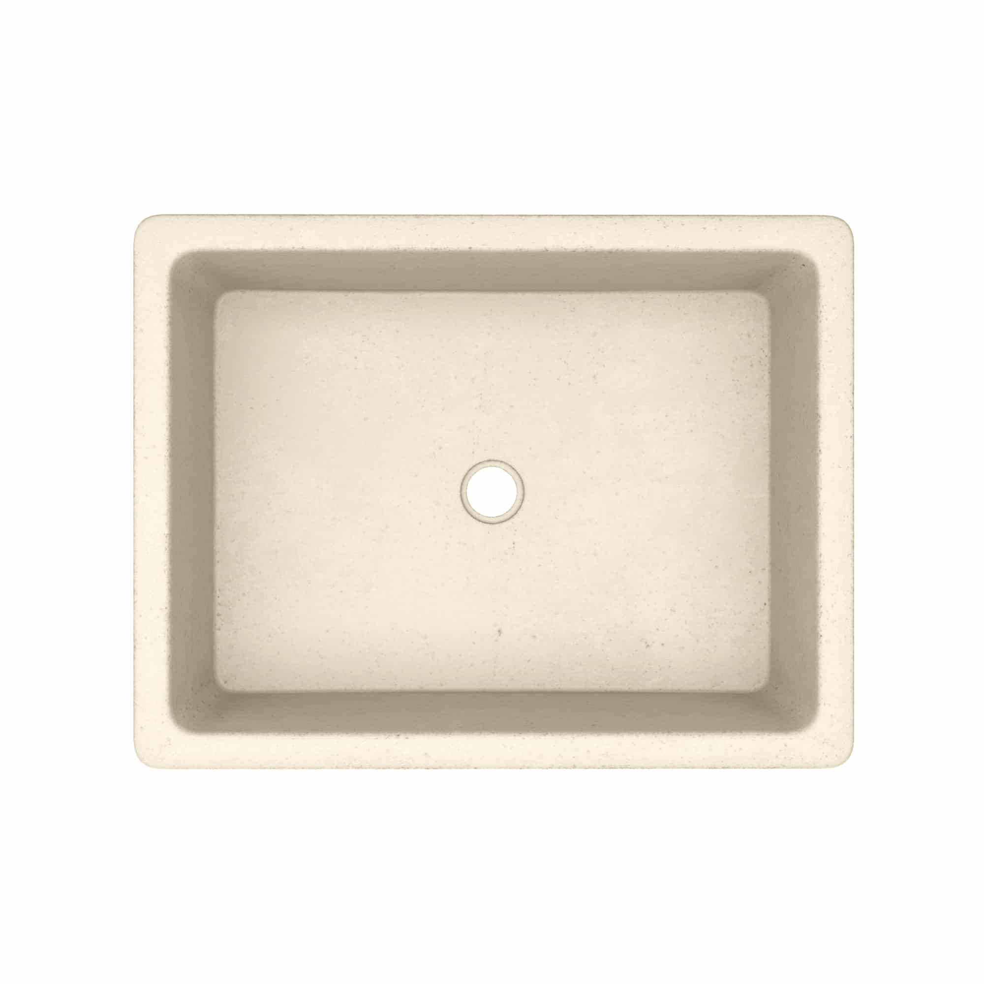Native Trails Nipomo 19.5" x 15" Rectangle NativeStone Concrete ADA Farmhouse Bathroom Sink, Sand, NSL1915-D Product Image