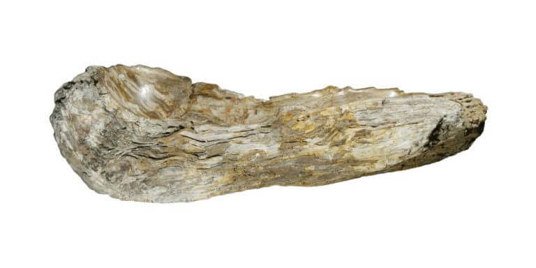 42" Petrified Wood Stone Vessel Sink, Brown, Taupe, PEWD-#002