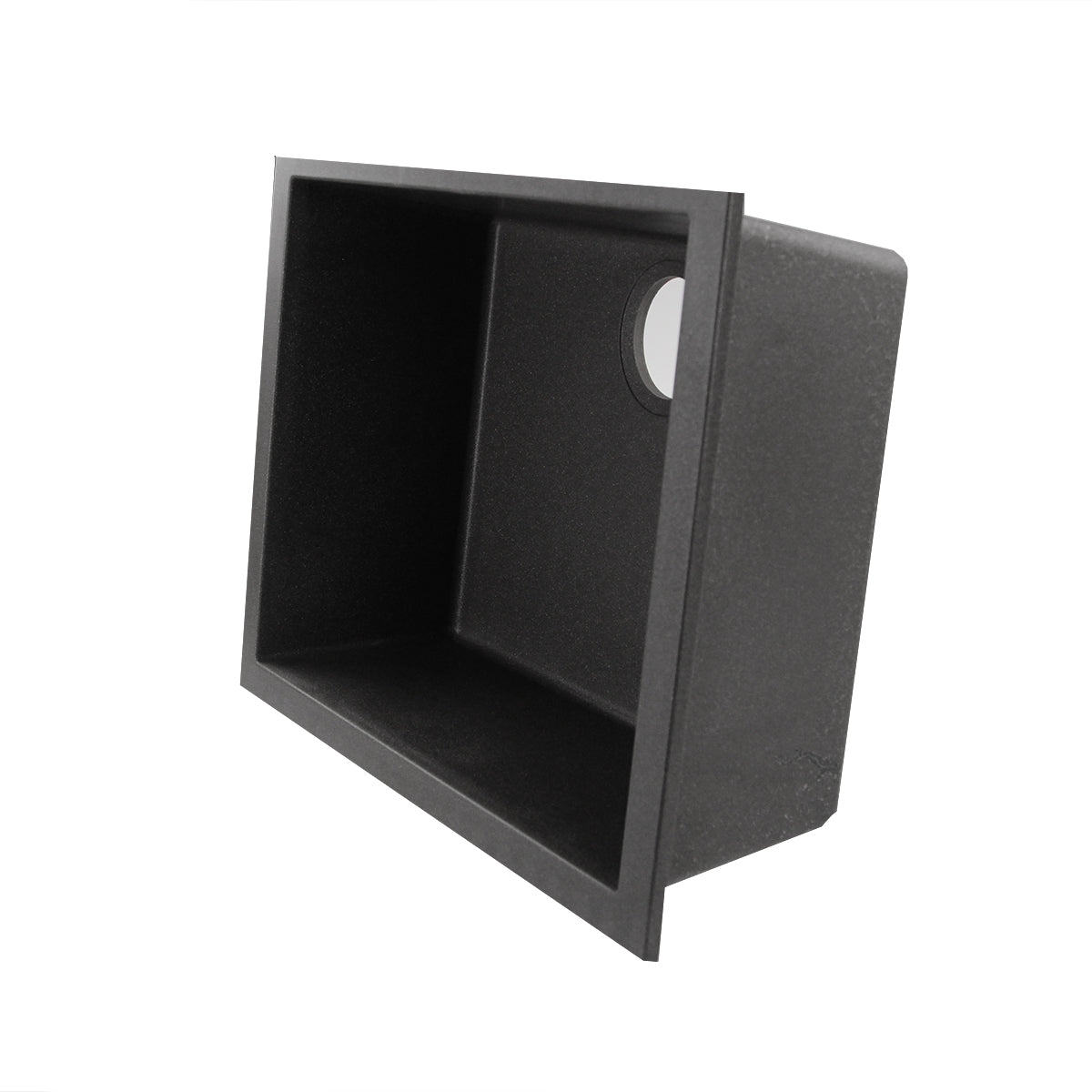 Alternate Image for Nantucket Sinks Plymouth 24" Granite Composite Kitchen Sink, Black, PR2418-BL