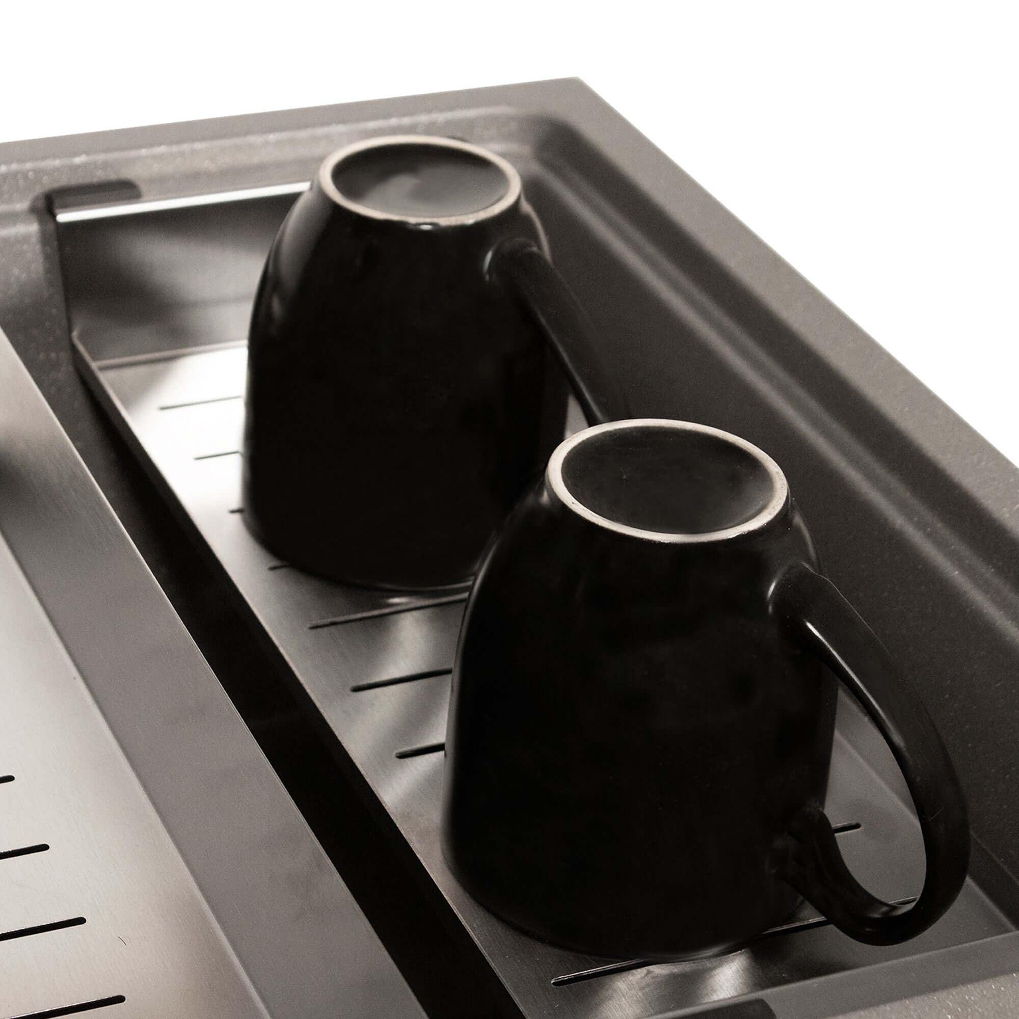 Nantucket sinks rockport 30 dual mount granite composite workstation kitchen sink with accessories titanium alternate product image