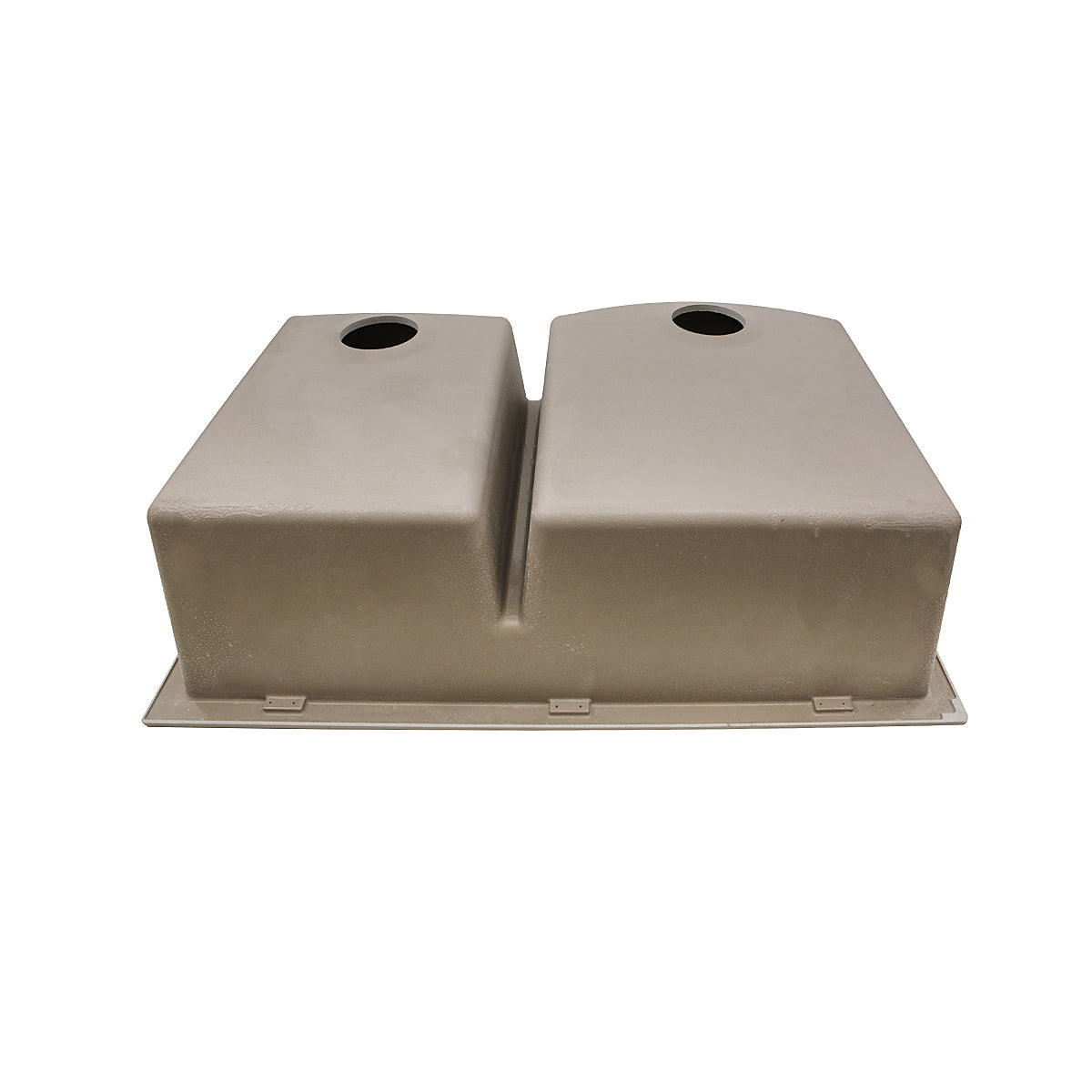 Alternate Image for Nantucket Sinks Plymouth 33" Granite Composite Kitchen Sink, 60/40 Double Bowl, Truffle, PR6040-TR