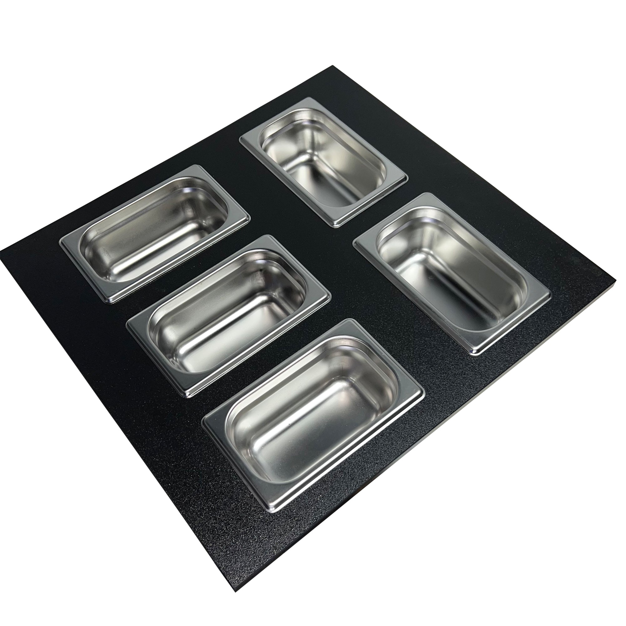 Nantucket sinks premium kitchen 18 prep station condiment tray hdpe/stainless steel alternate product image