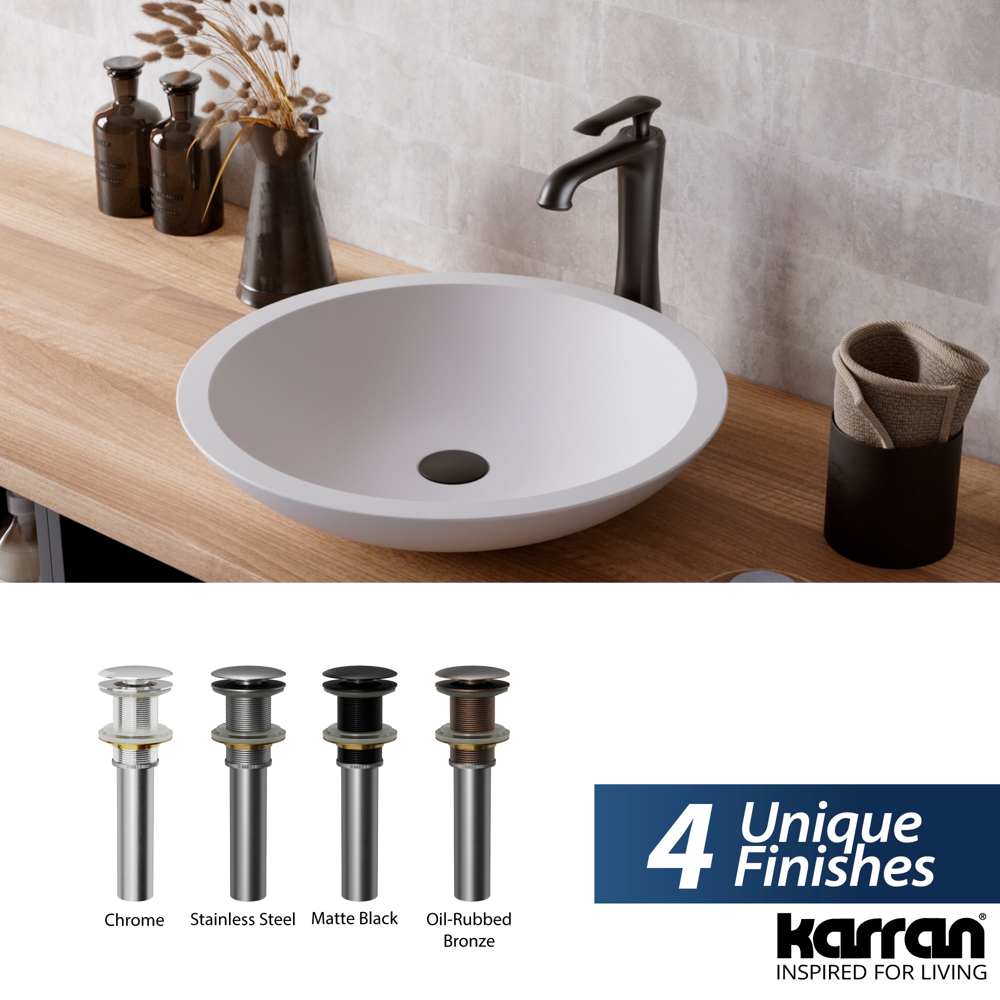 Alternate Image for Karran Bathroom Accessory , Lead-free Brass, Oil Rubbed Bronze, PU25ORB