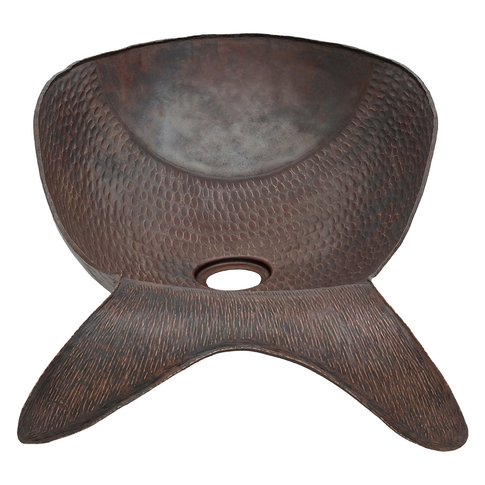 Alternate Image for Premier Copper Products 21" Copper Bathroom Sink, Oil Rubbed Bronze, PVFHDB