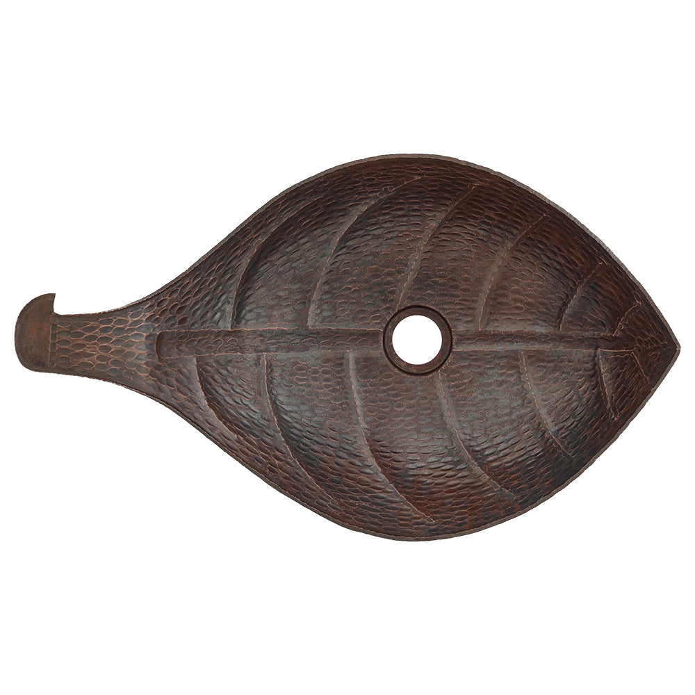 Alternate Image for Premier Copper Products 21" Copper Bathroom Sink, Oil Rubbed Bronze, PVLFDB