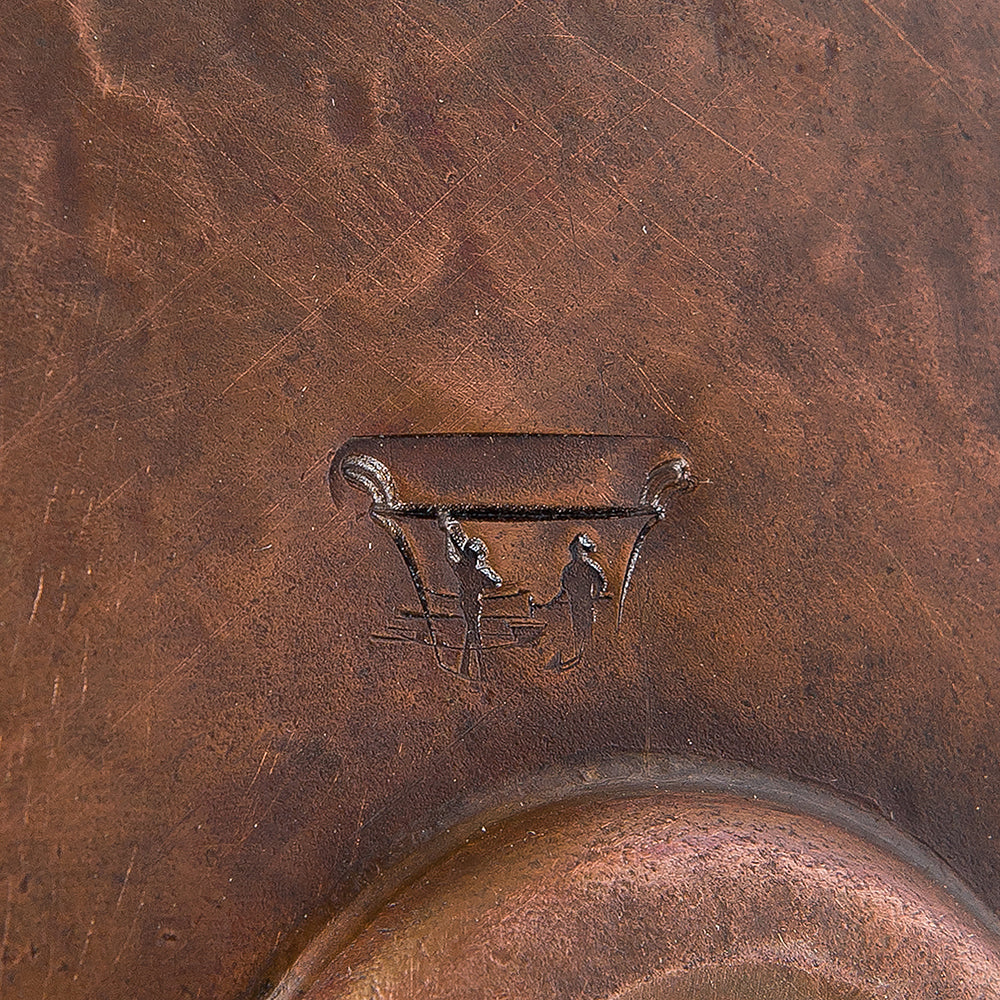 Alternate Image for Premier Copper Products Round Hand Forged Old World Miners Pan Copper Vessel Bathroom Sink, Matching Drain and Accessories, Oil Rubbed Bronze, BSP5_PVMPDB-P