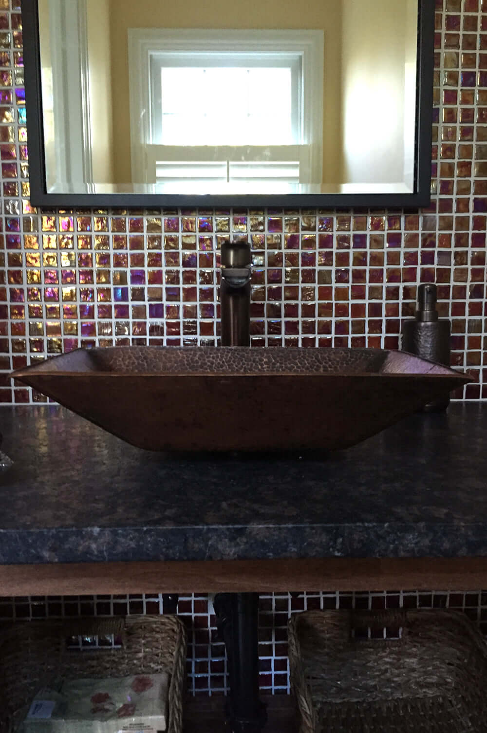 Alternate Image for Premier Copper Products 17" Rectangle Copper Bathroom Sink, Oil Rubbed Bronze, PVMRECDB