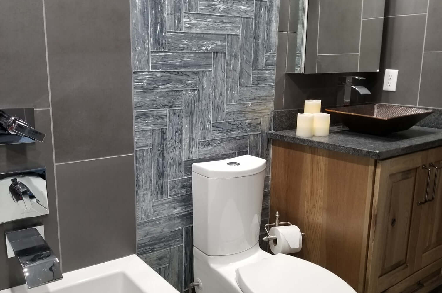 Alternate Image for Premier Copper Products 17" Rectangle Copper Bathroom Sink, Oil Rubbed Bronze, PVMRECDB