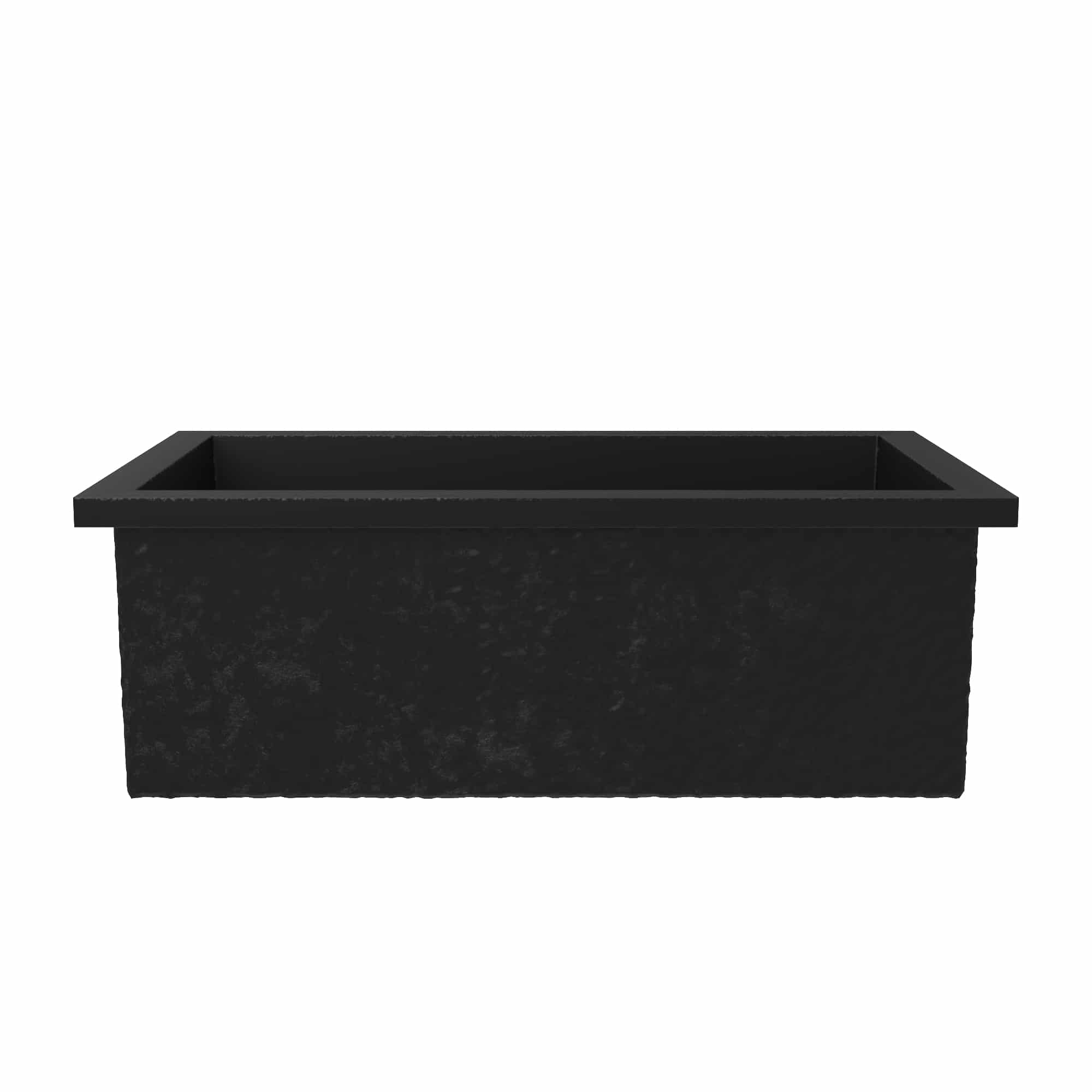 Native Trails Pacifica 30" Undermount NativeStone Concrete Kitchen Sink, Charcoal, NSK3019-C Product Image