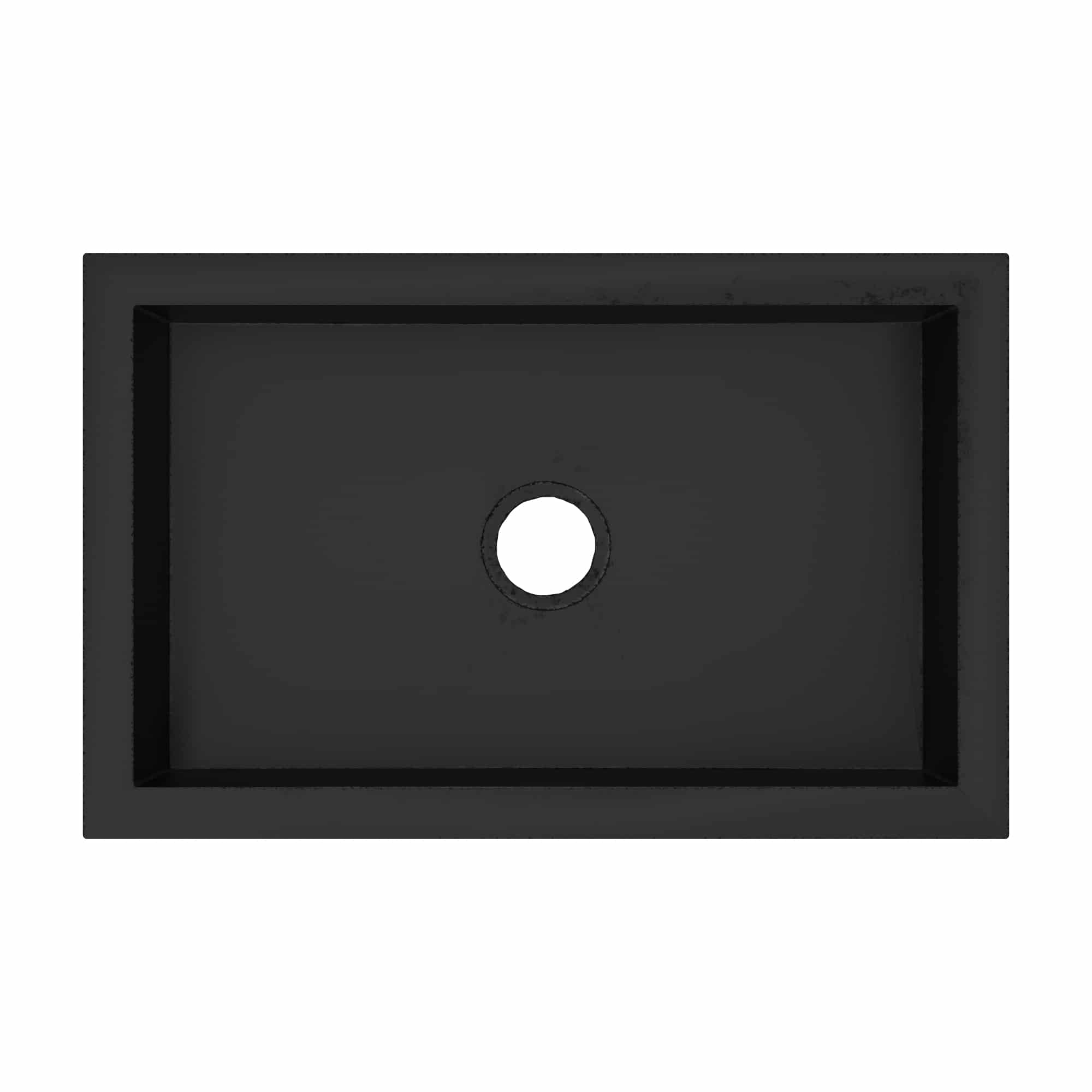 Native Trails Pacifica 30" Undermount NativeStone Concrete Kitchen Sink, Charcoal, NSK3019-C Product Image