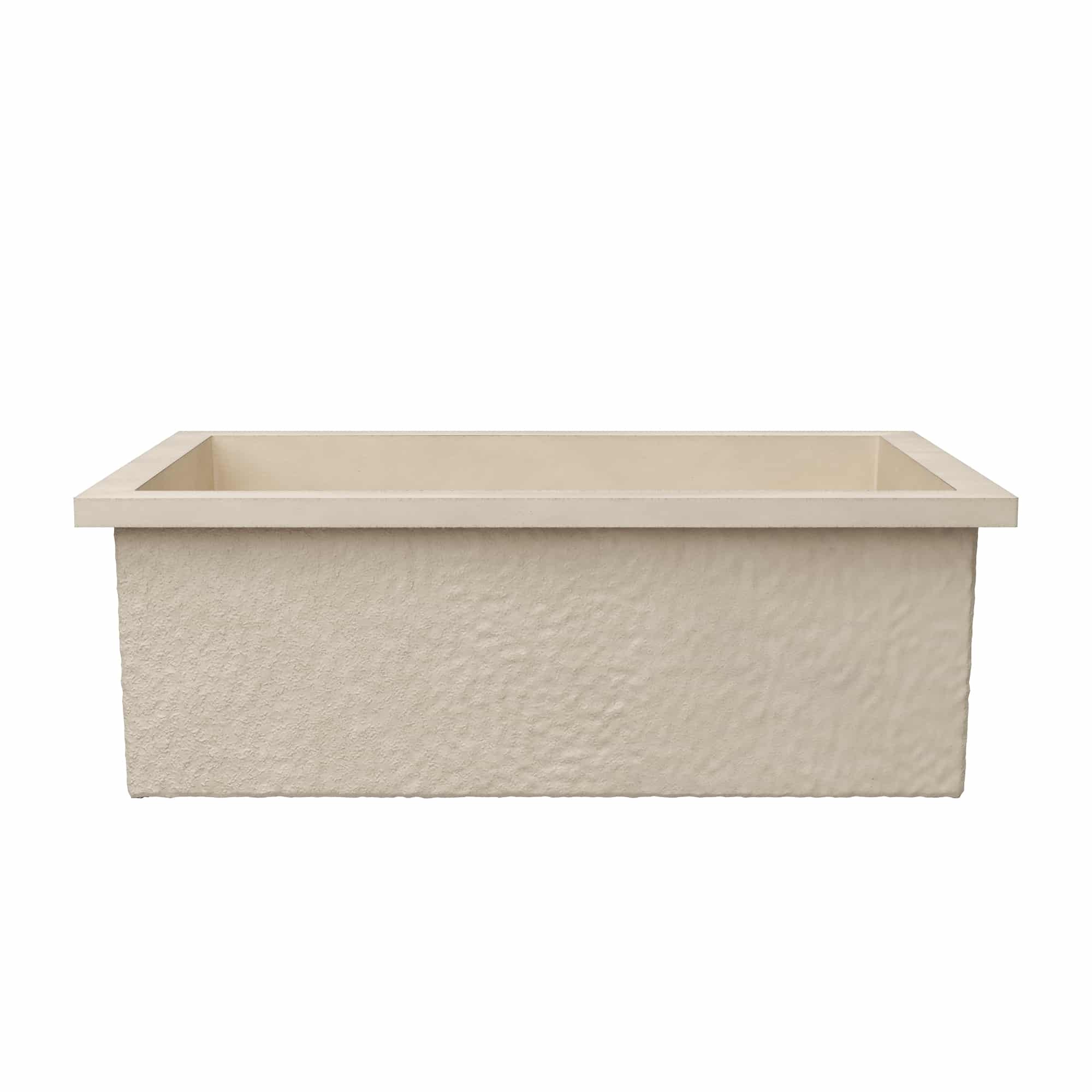 Native Trails Pacifica 30" Undermount NativeStone Concrete Kitchen Sink, Sand, NSK3019-D Product Image