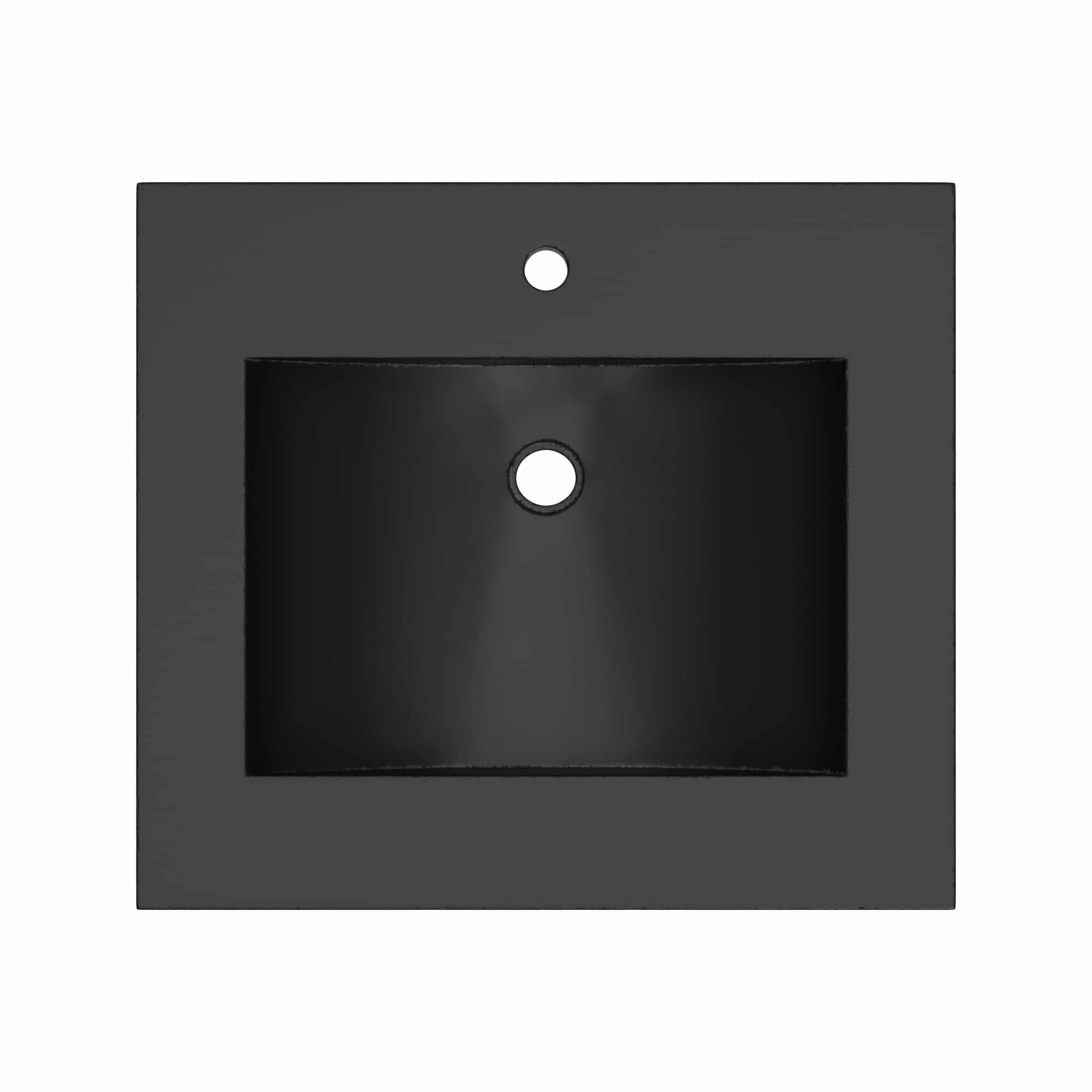 Native Trails 24" Palomar ADA NativeStone Vanity Top and Sink in Charcoal, Single Faucet Hole, NSVNT24-C1
